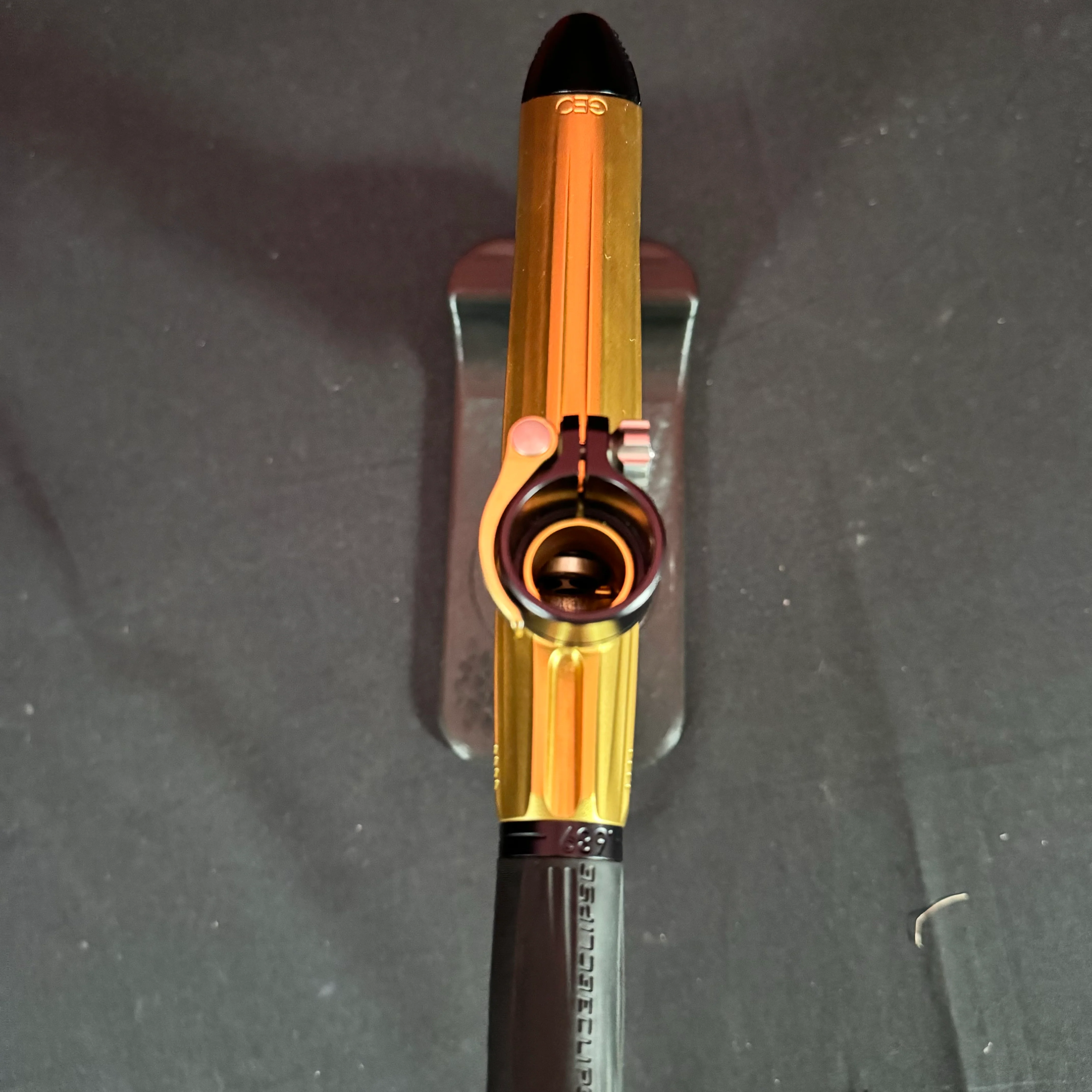 Used Planet Eclipse Geo 4 Paintball Gun - Gold/Black w/Infamous Deuce Trigger - Image 9
