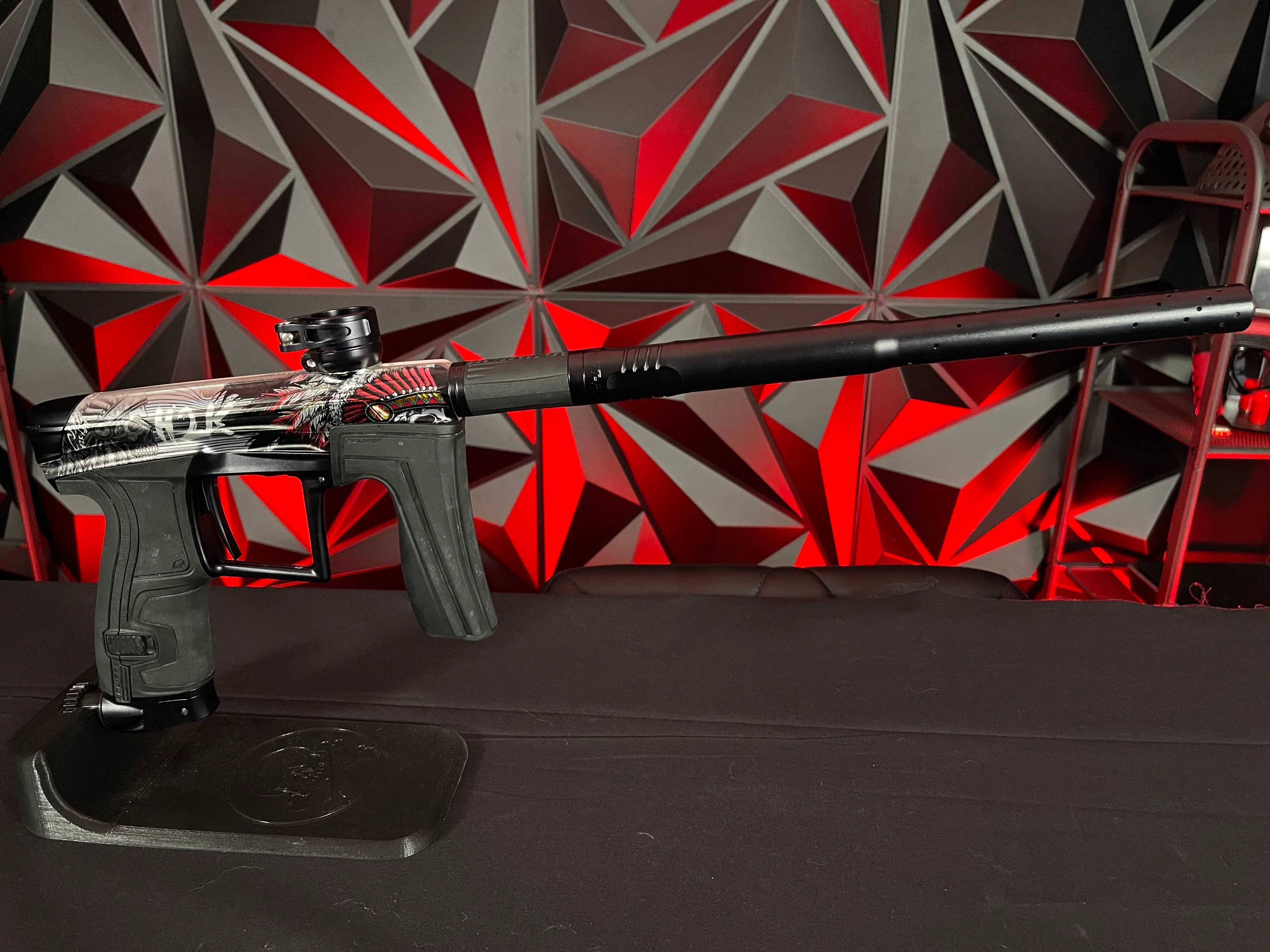 Used Planet Eclipse Geo 4 Paintball Gun -  H2K w/Signed Case, 3 FL Inserts, & 2 Triggers - Image 5