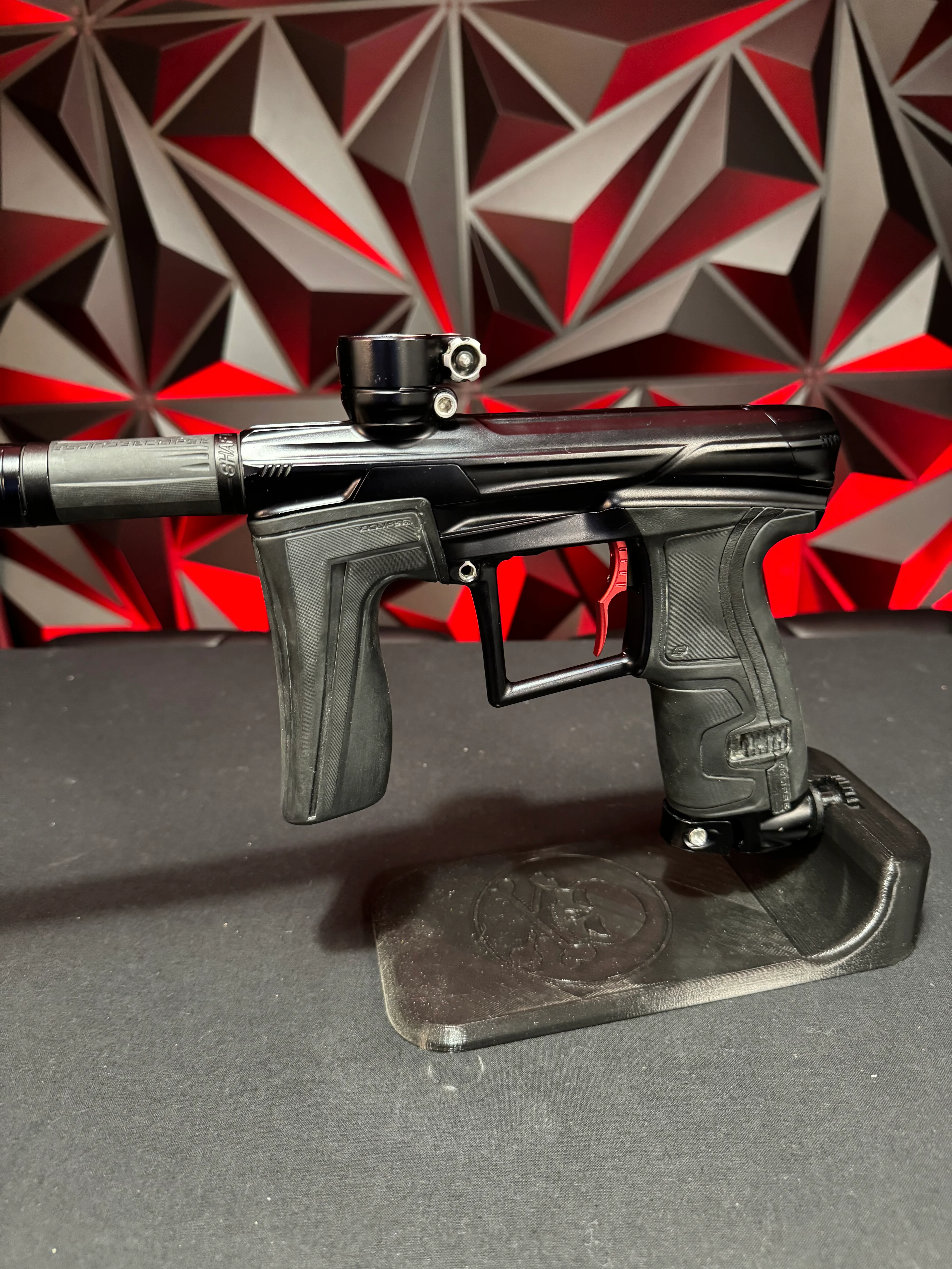 Used Planet Eclipse Geo 4 Paintball Gun - Midnight w/ Infamous Deuce Trigger - Image 4