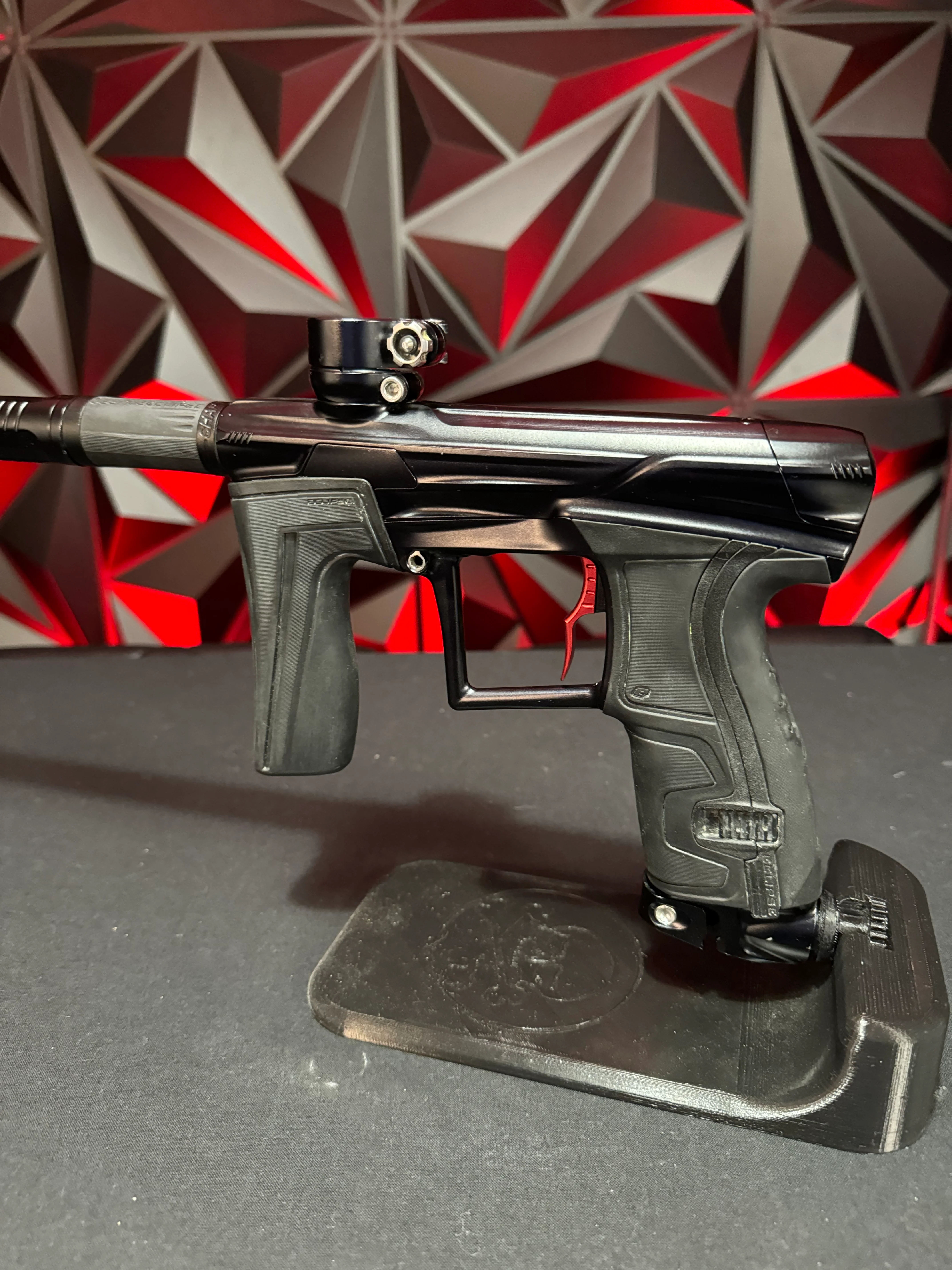 Used Planet Eclipse Geo 4 Paintball Gun - Midnight w/ Infamous Deuce Trigger - Image 6