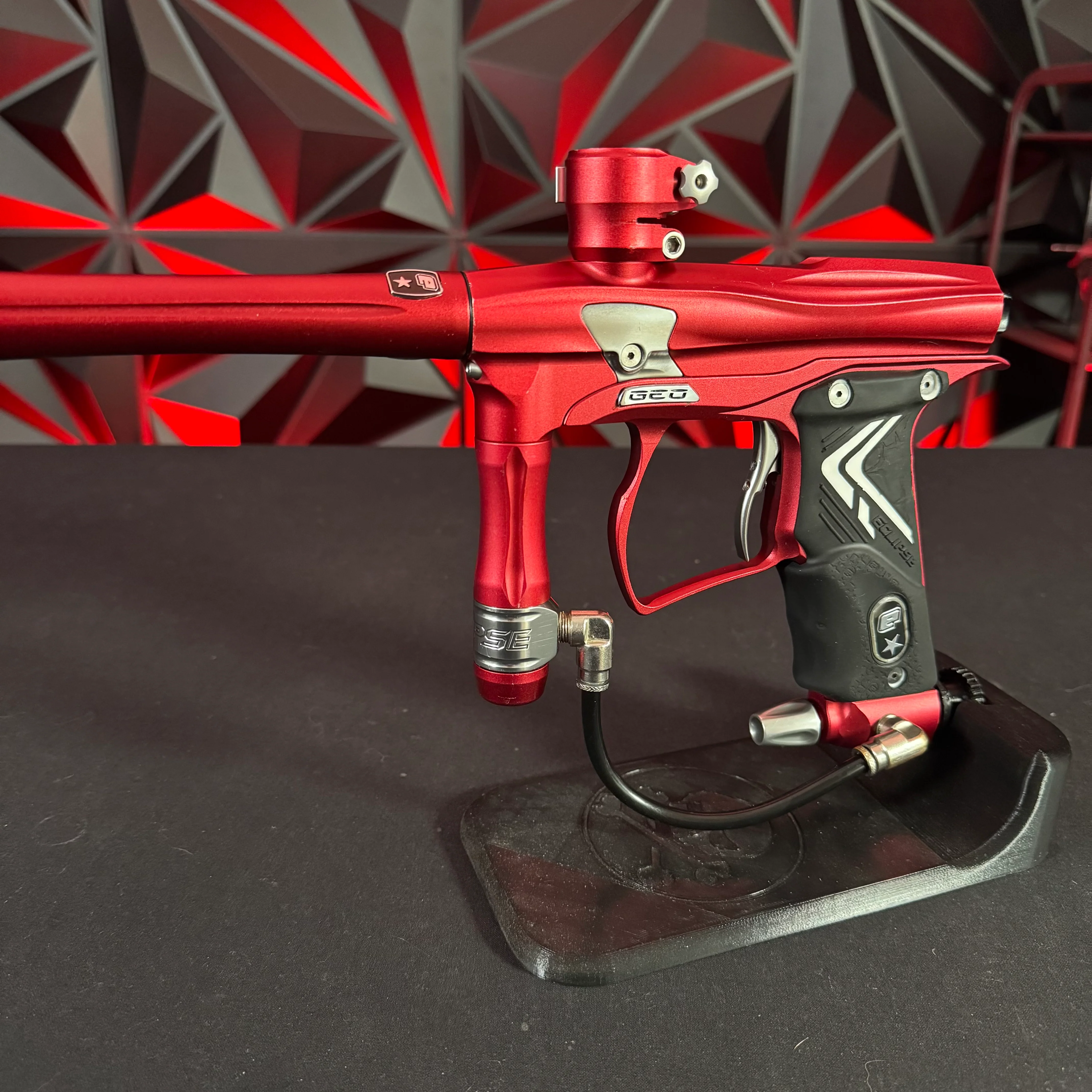 Used Planet Eclipse Geo Paintball Gun - Red/Silver - Image 5