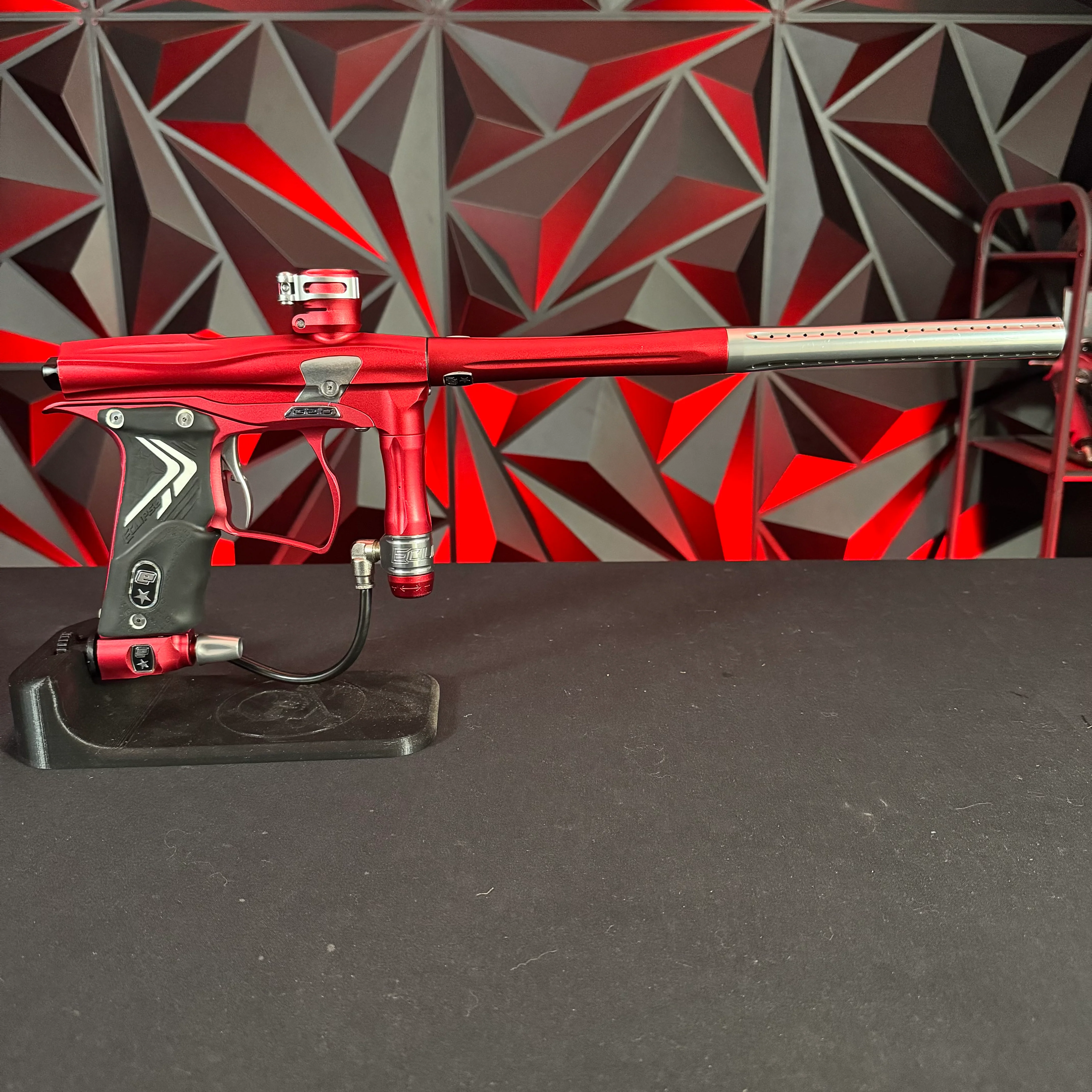 Used Planet Eclipse Geo Paintball Gun - Red/Silver - Image 6