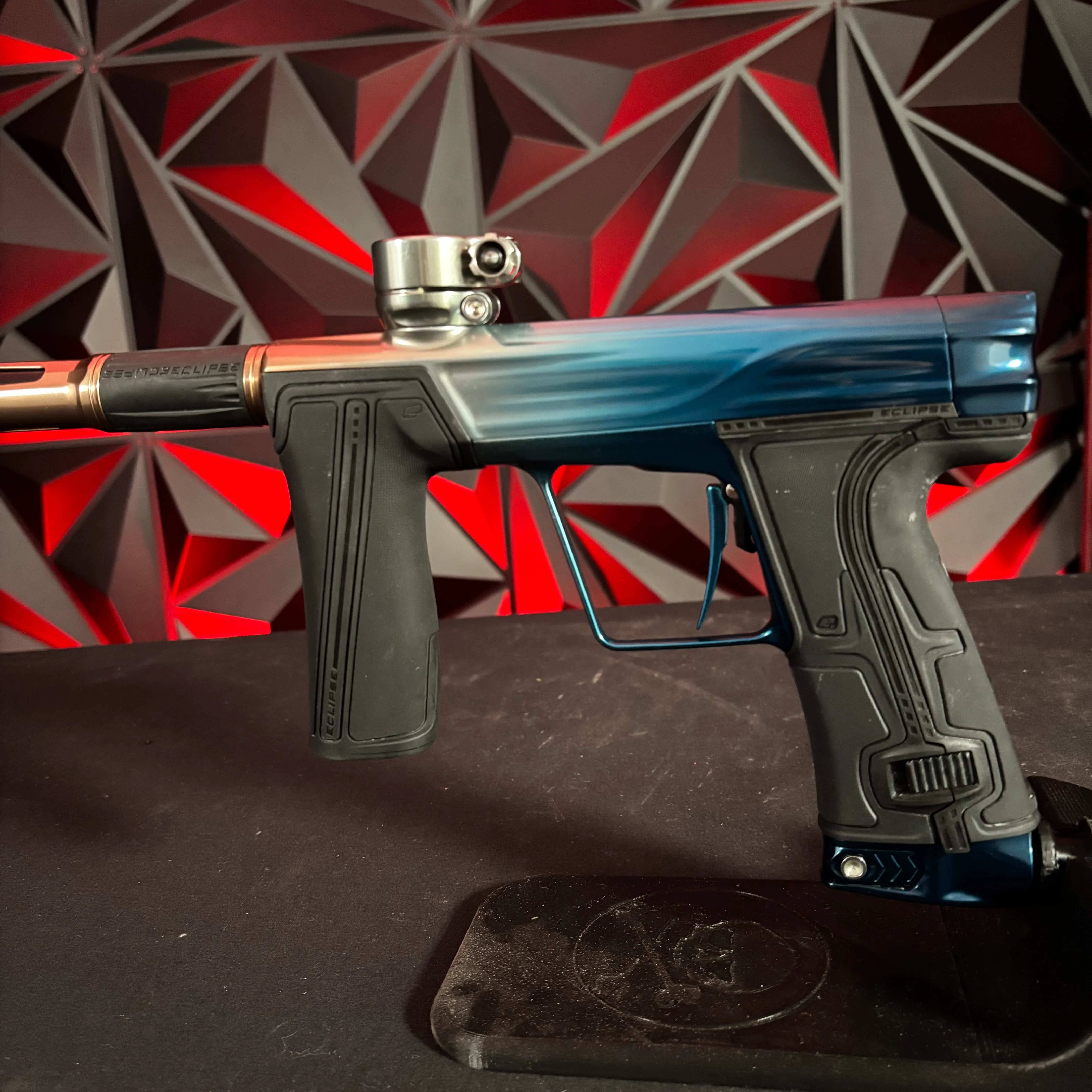 Used Planet Eclipse  Geo R5 Paintball Gun - Blue to Brown Fade (Custom ARC Anno) - Image 3