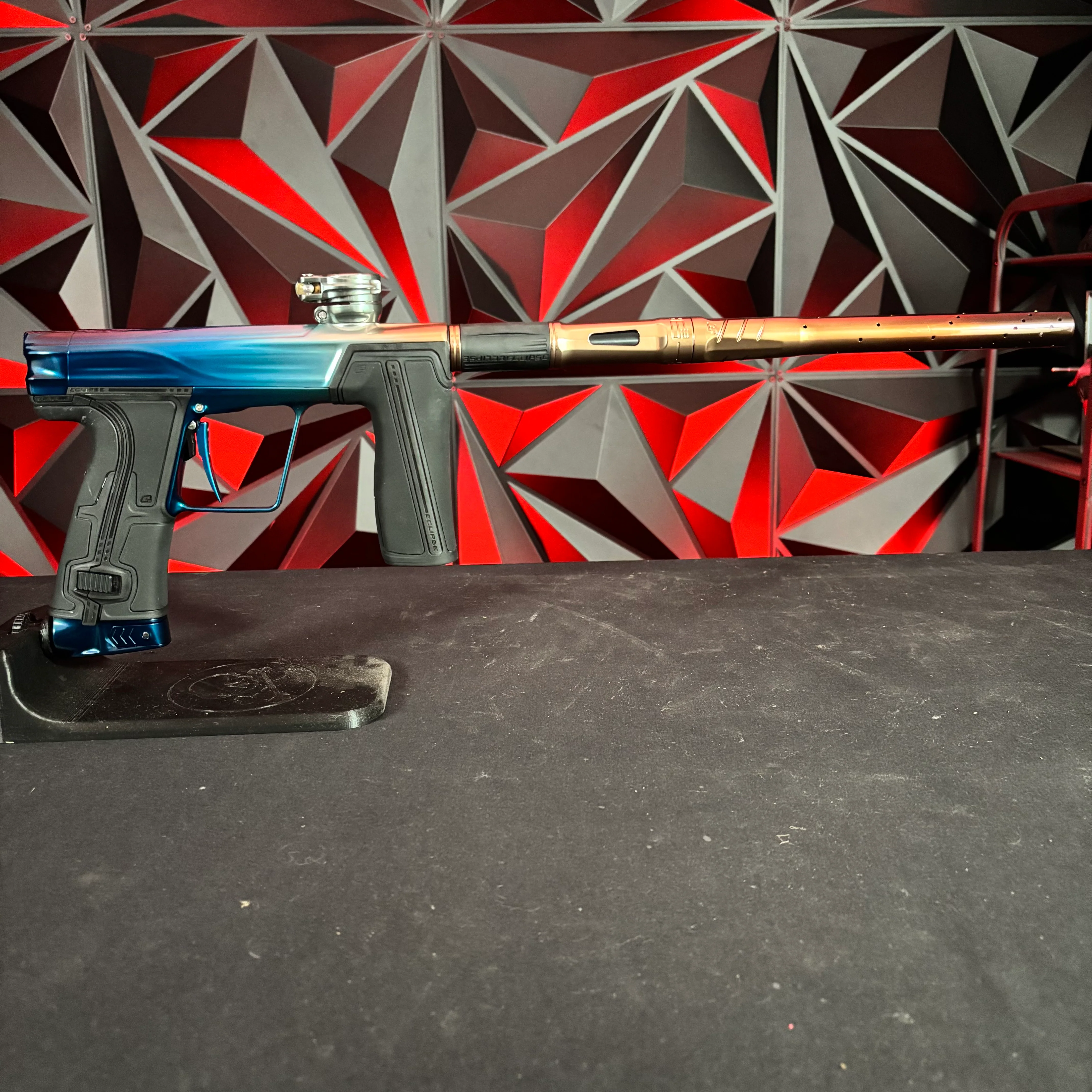 Used Planet Eclipse  Geo R5 Paintball Gun - Blue to Brown Fade (Custom ARC Anno) - Image 6