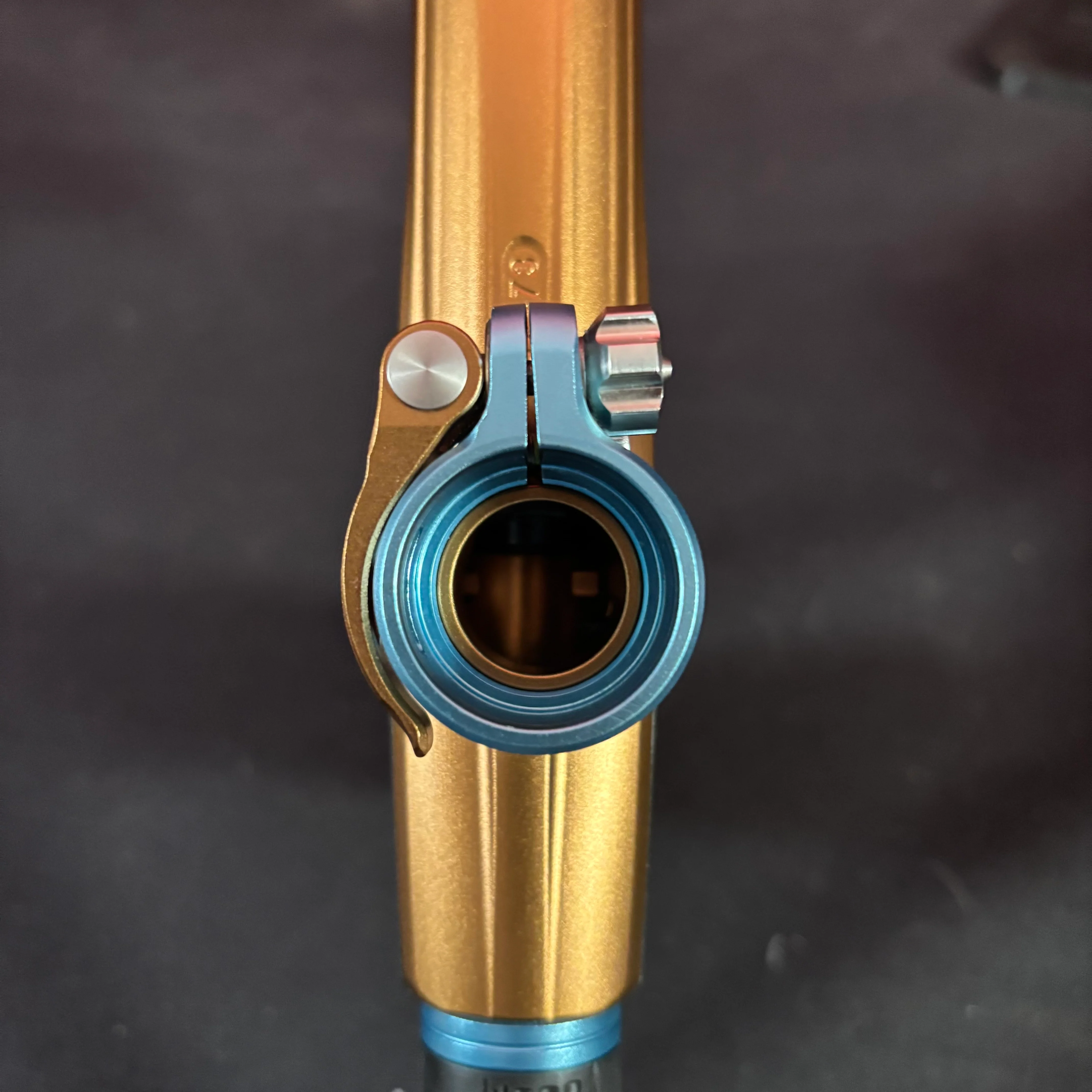 Used Planet Eclipse Geo R5 Paintball Gun - Bronze/Electric blue - Image 9