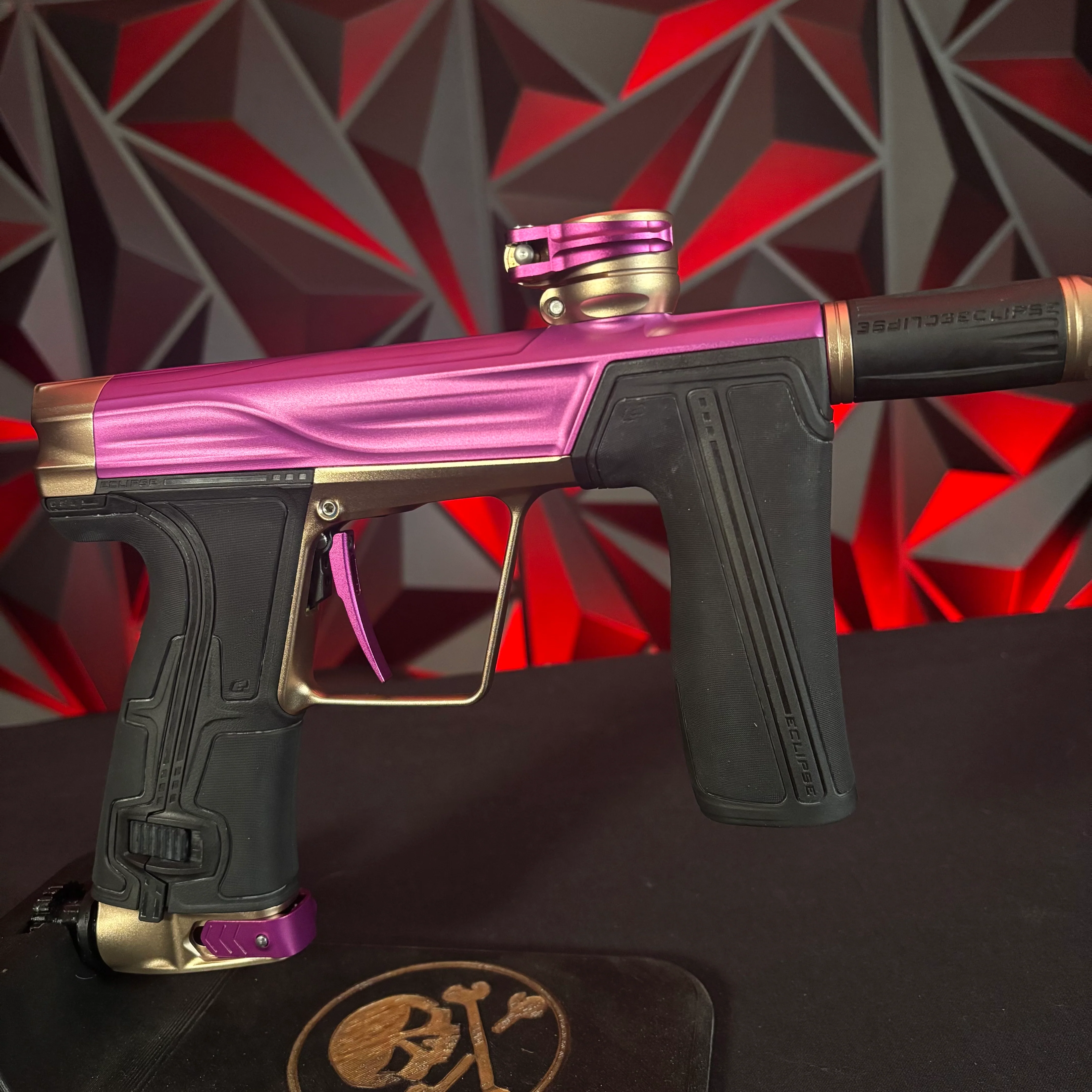 Used Planet Eclipse Geo R5 Paintball Gun - Purple/Sandstone - Image 4