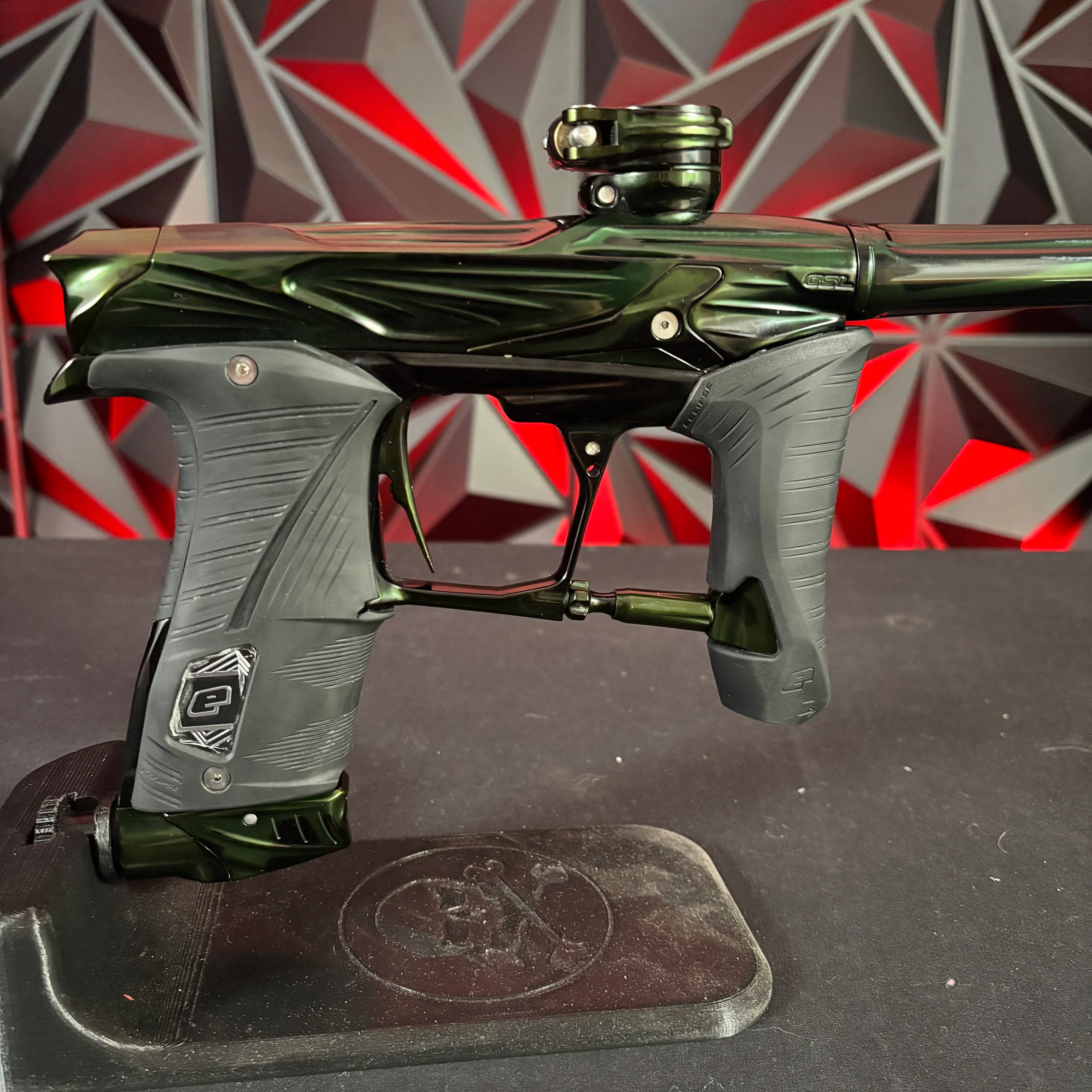Used Planet Eclipse GSL Paintball Gun - Custom Green Acid Wash - Image 2