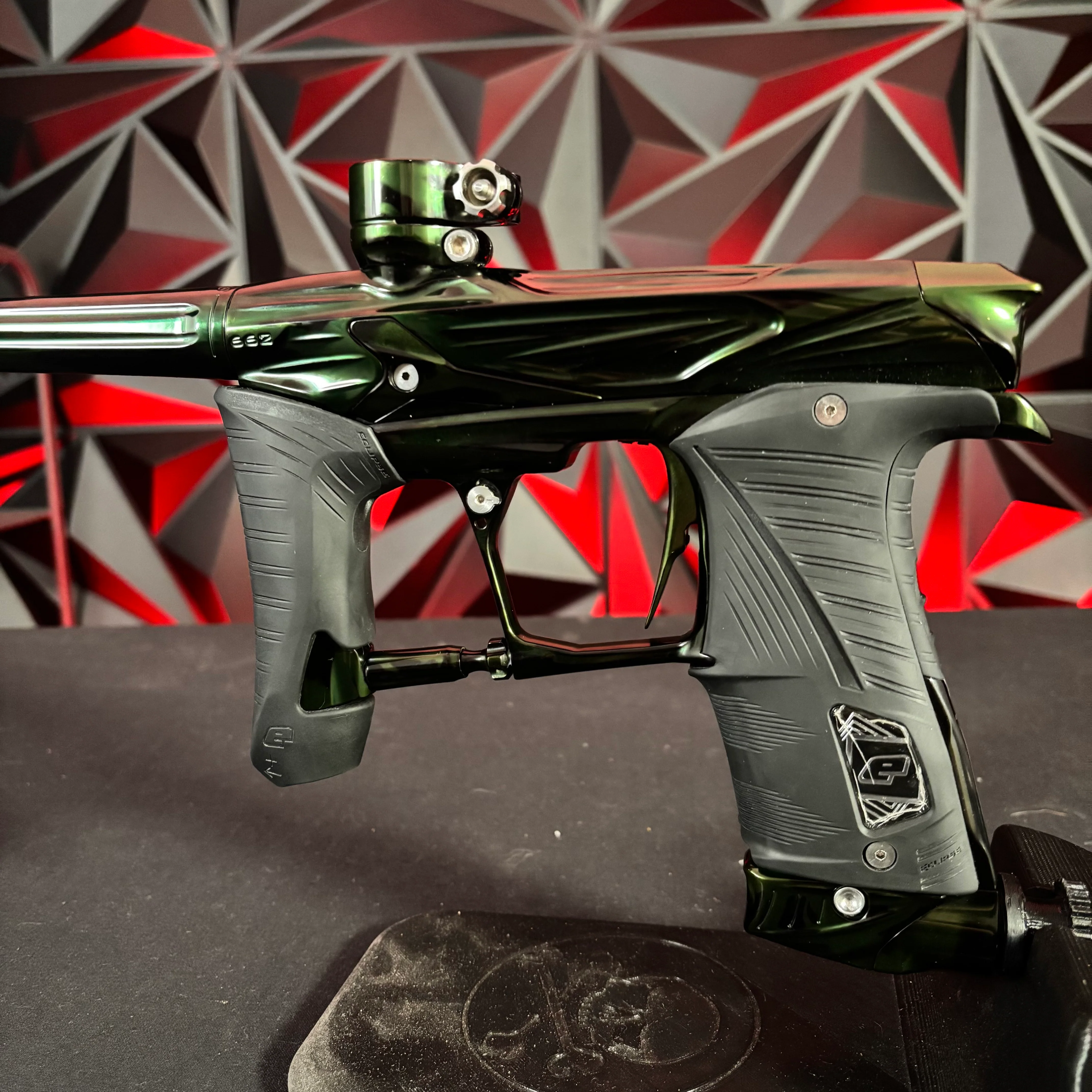 Used Planet Eclipse GSL Paintball Gun - Custom Green Acid Wash - Image 3