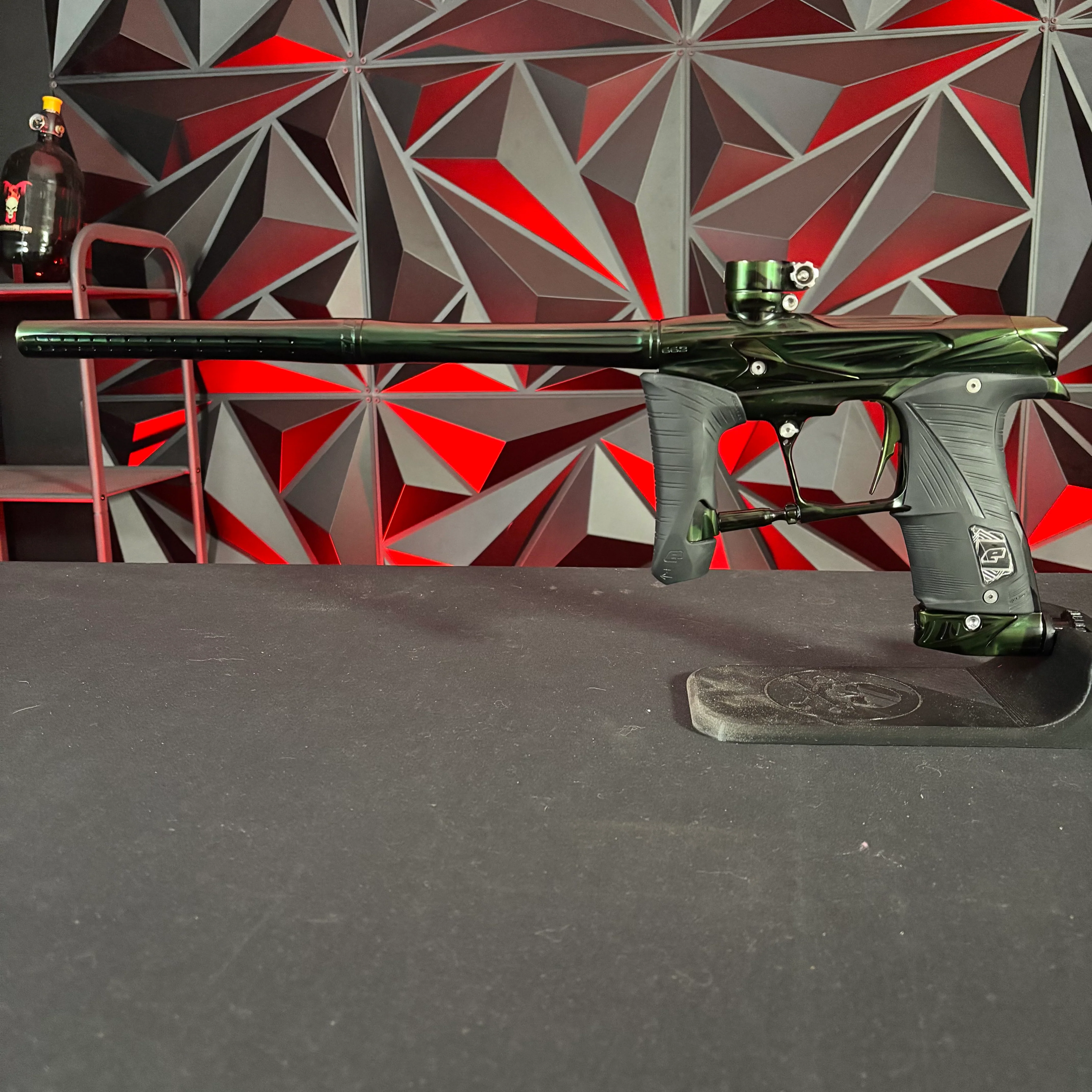 Used Planet Eclipse GSL Paintball Gun - Custom Green Acid Wash - Image 7