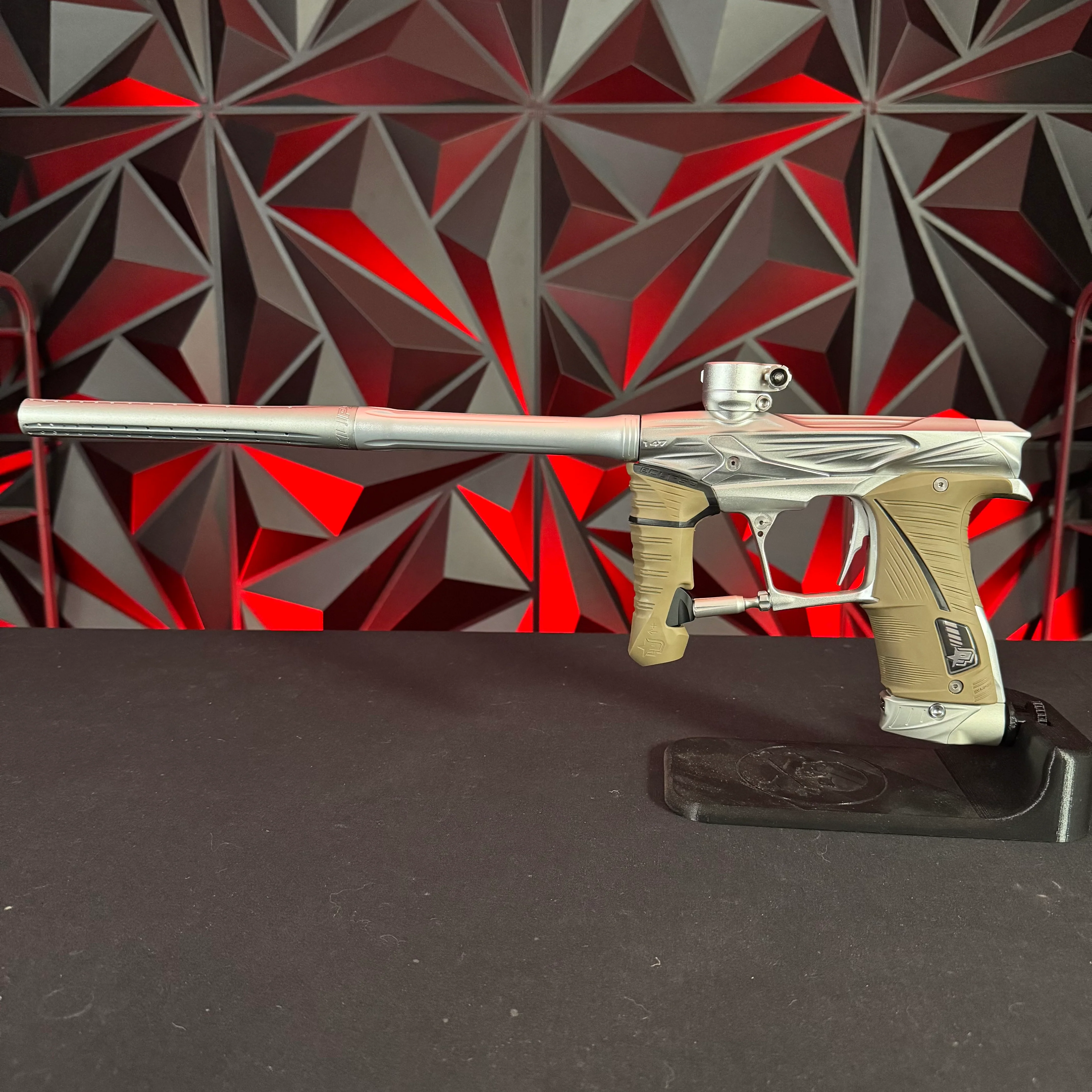 Used Planet Eclipse GSL Paintball Gun - Silver w/ Earth Grips - Image 7