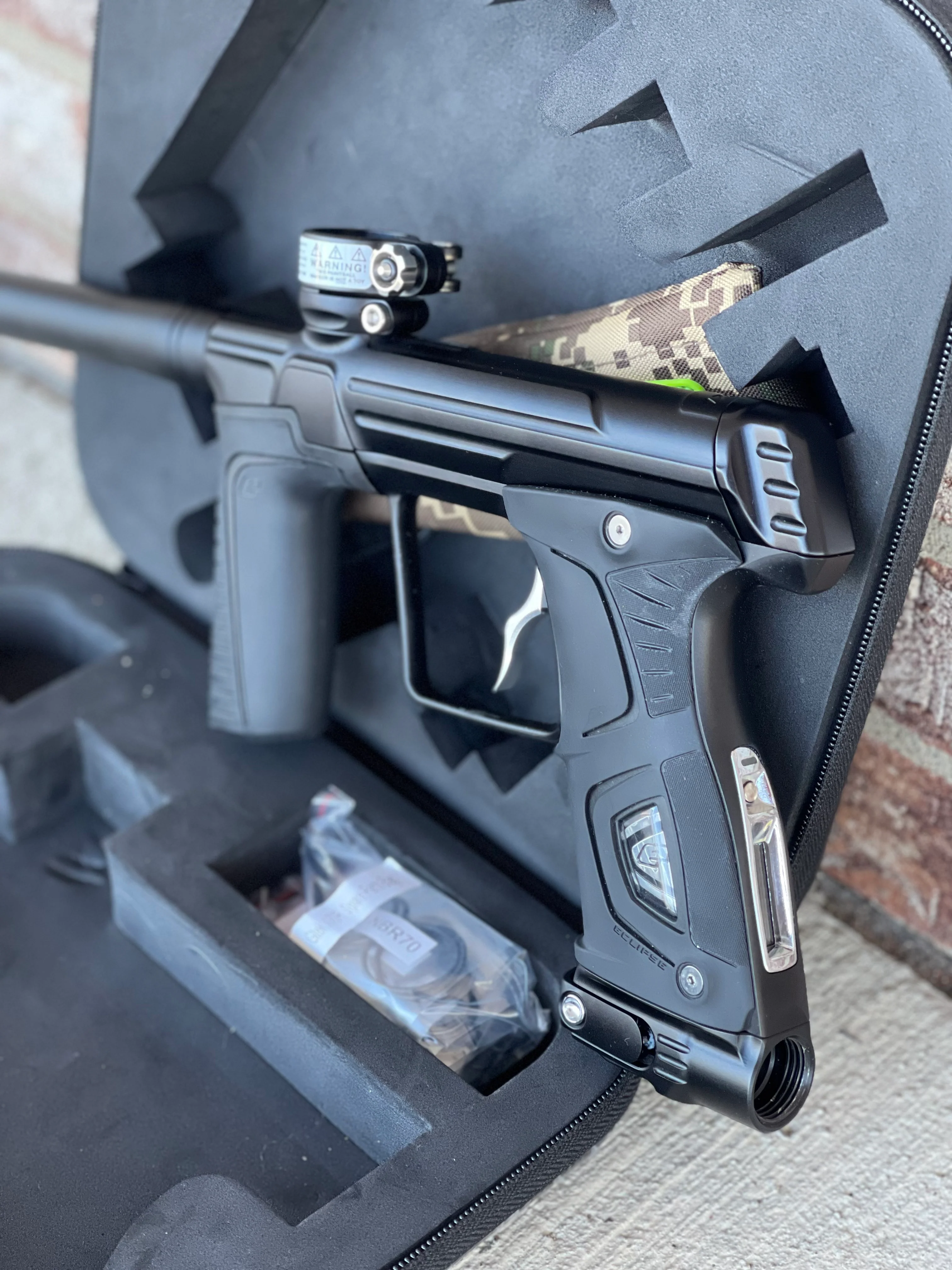Used Planet Eclipse Gtek 170R Paintball Gun - Black w/ Silver Deuce Trigger - Image 4