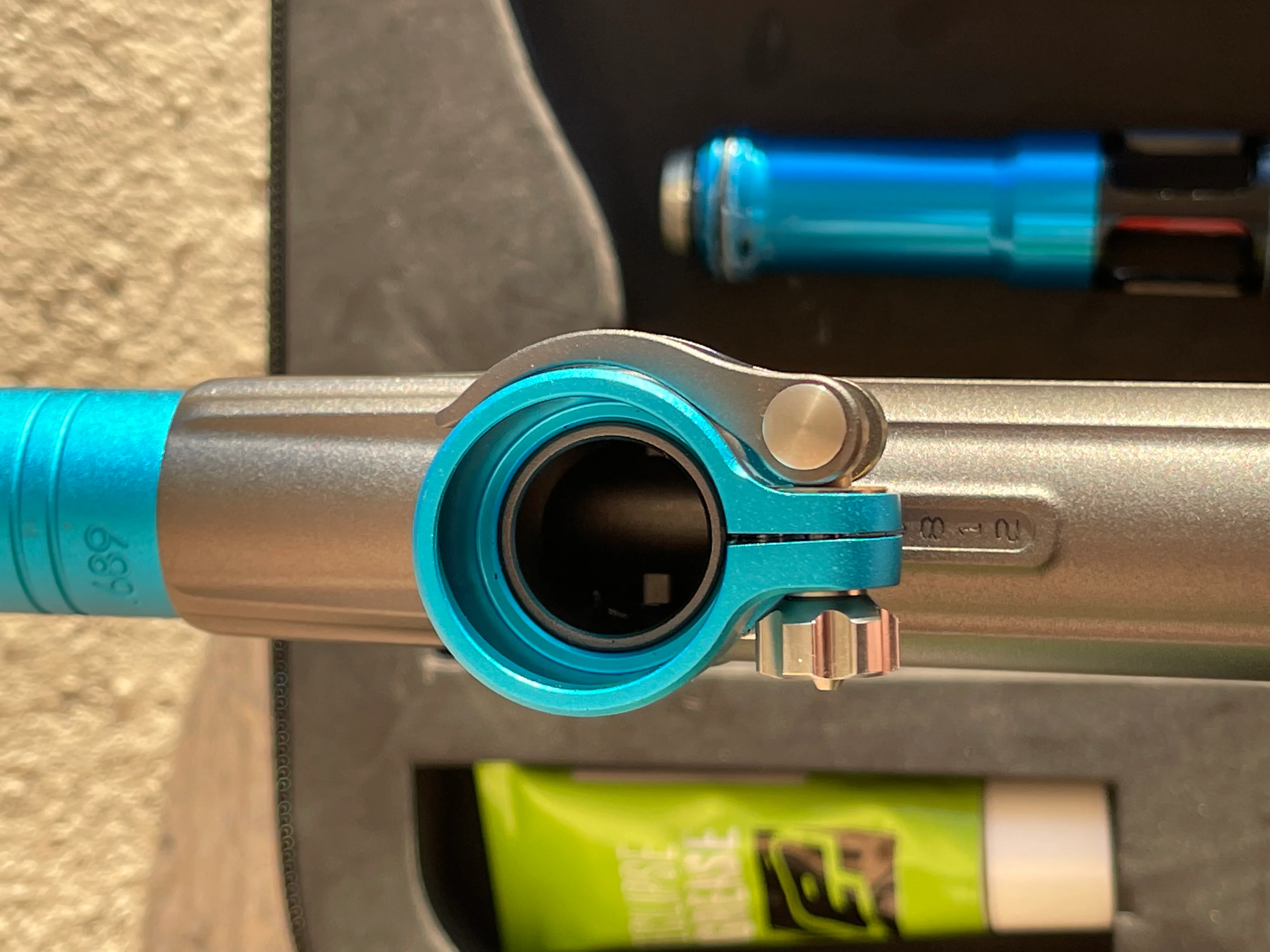 Used Planet Eclipse Gtek 170R Paintball Gun - Grey/Teal - Image 4