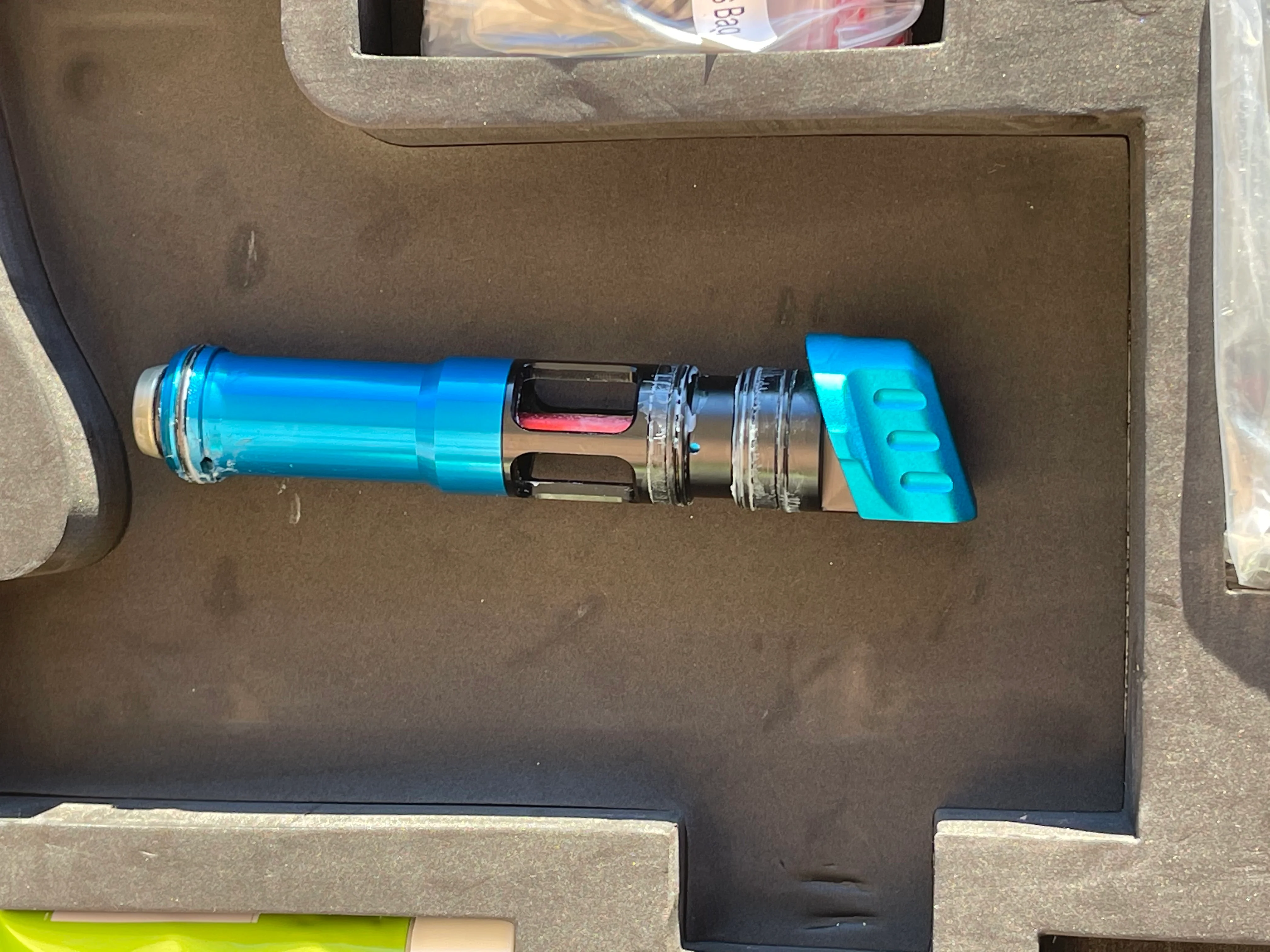 Used Planet Eclipse Gtek 170R Paintball Gun - Grey/Teal - Image 5