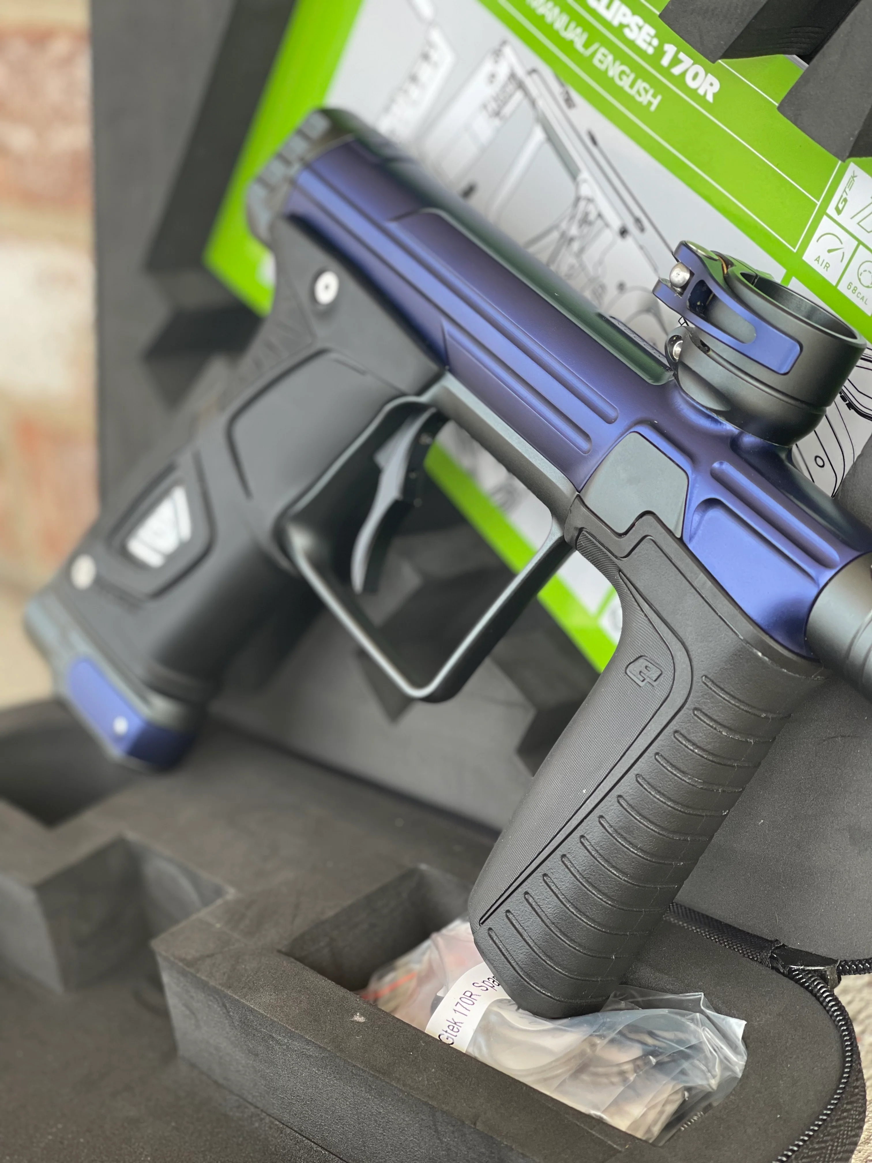 Used Planet Eclipse Gtek 170R Paintball Gun - Navy/Grey - Image 2