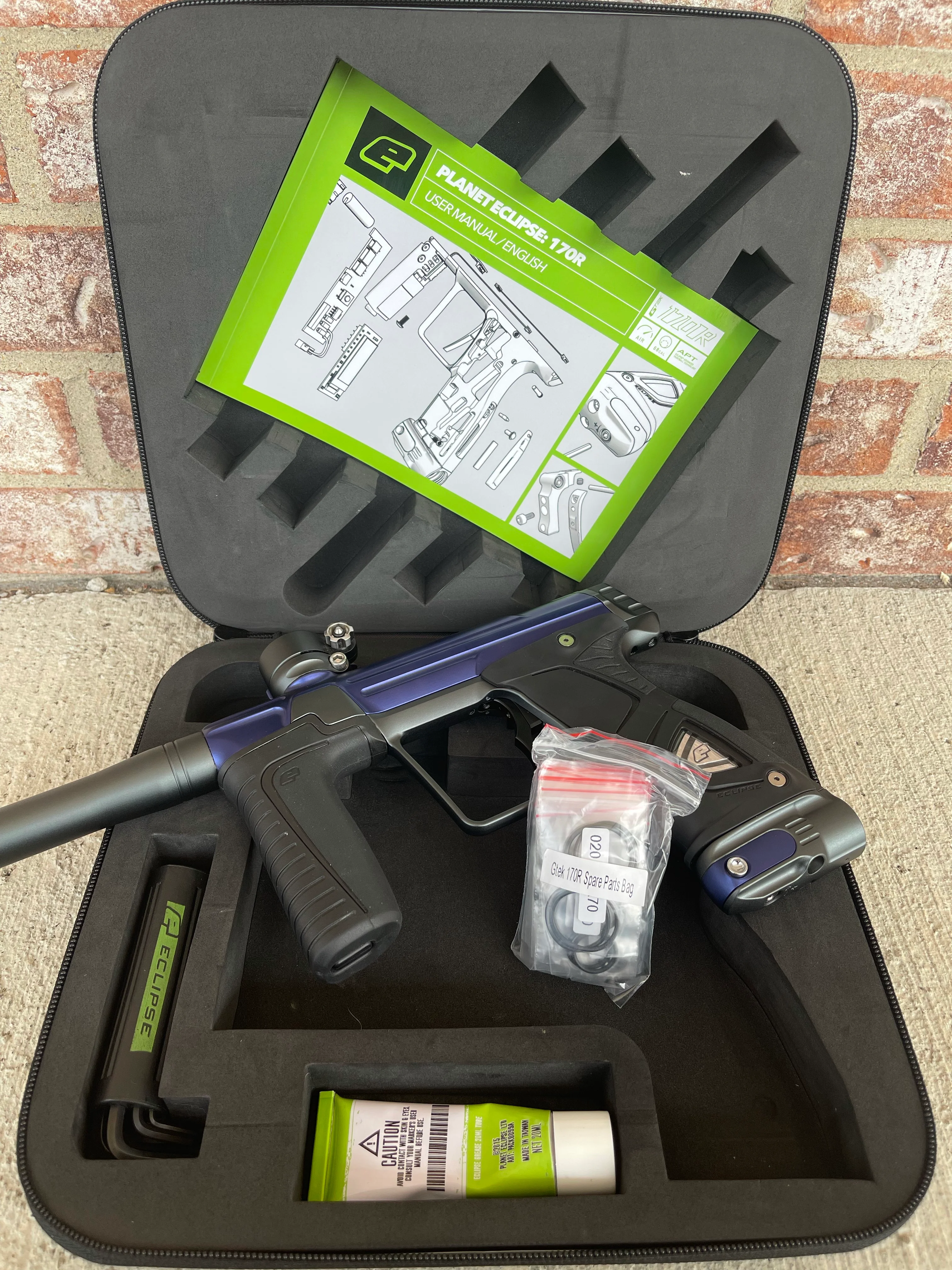 Used Planet Eclipse Gtek 170R Paintball Gun - Navy/Grey - Image 5