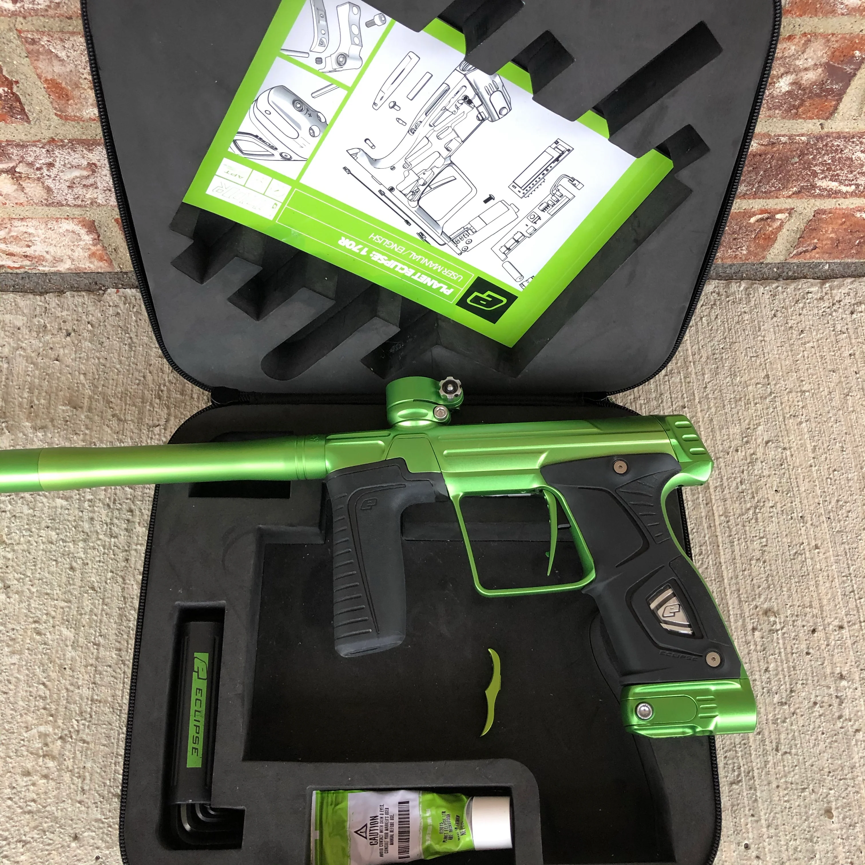 Used Planet Eclipse Gtek 170R Paintball Gun - Sour Apple - Image 5