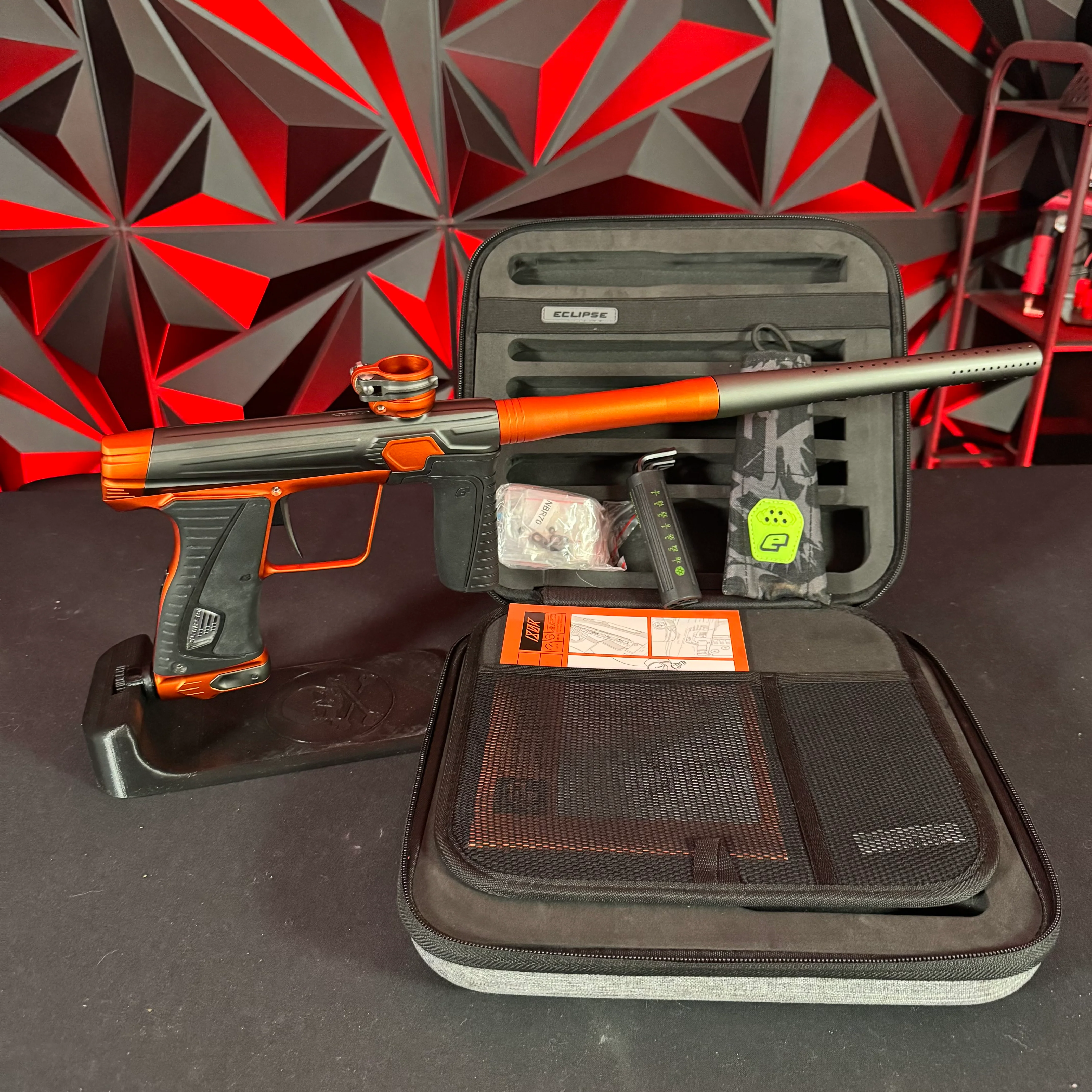 Used Planet Eclipse Gtek 180R Paintball Gun - Ember Storm
