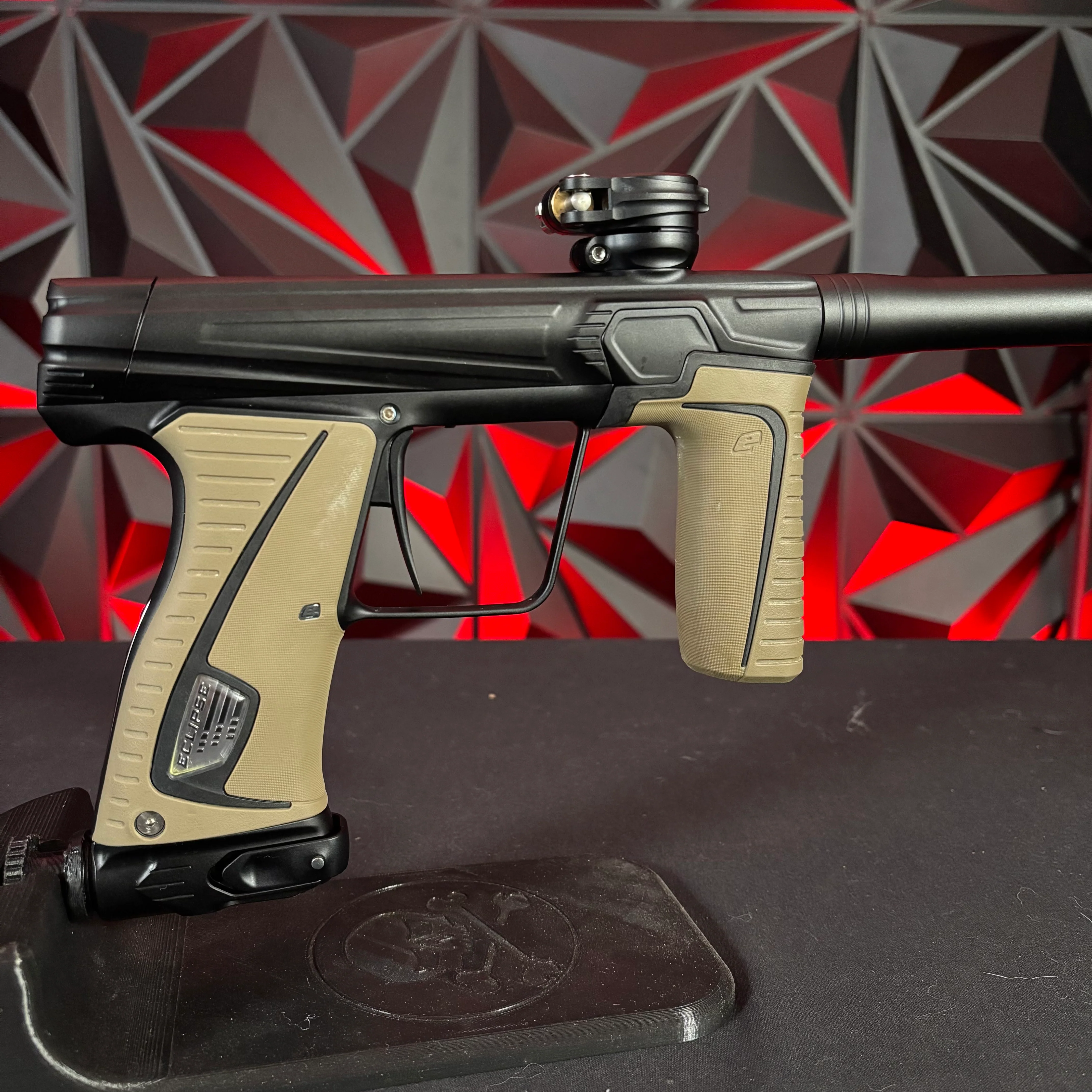 Used Planet Eclipse Gtek 180R Paintball Gun - Midnight /w FDE Grips - Image 2