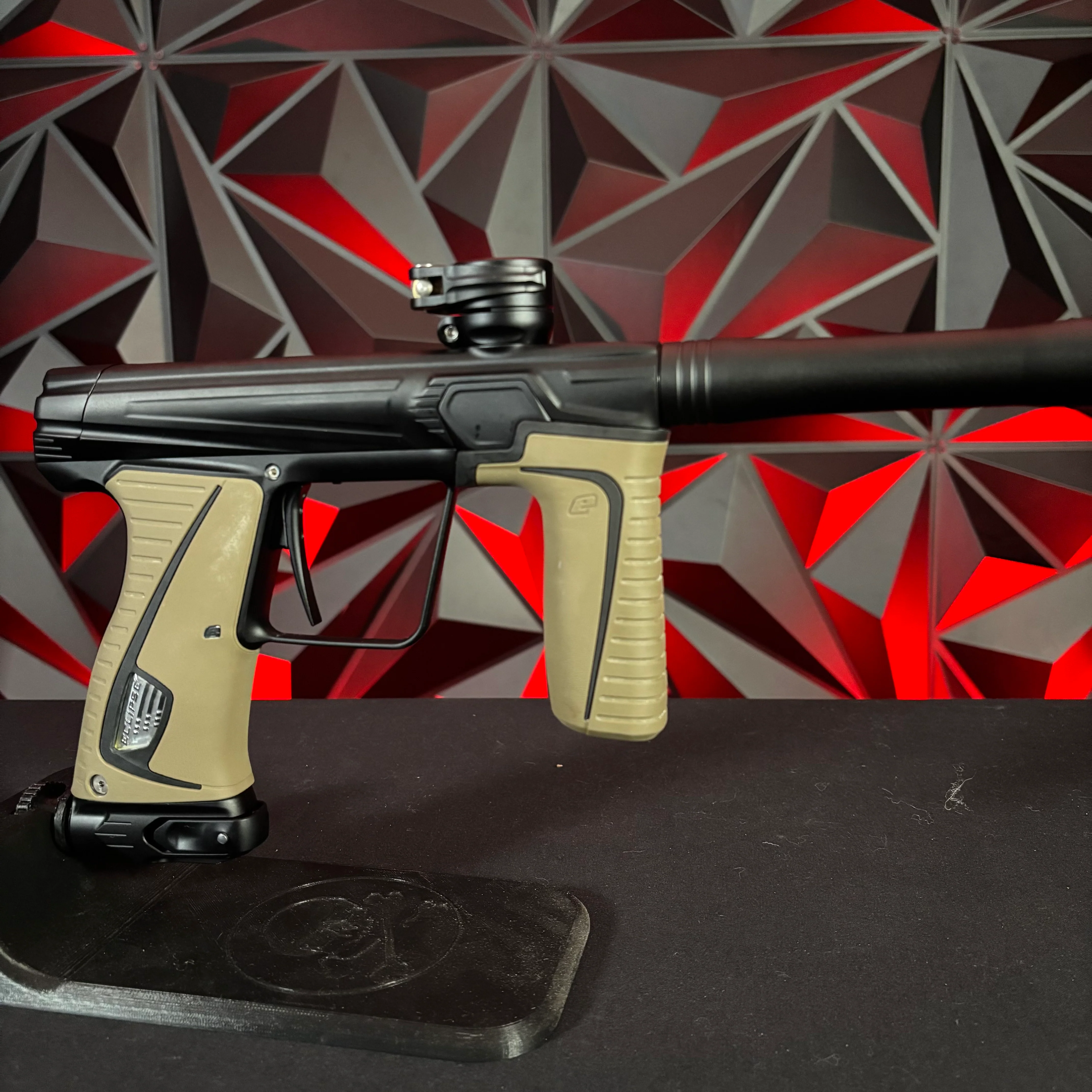 Used Planet Eclipse Gtek 180R Paintball Gun - Midnight /w FDE Grips - Image 3