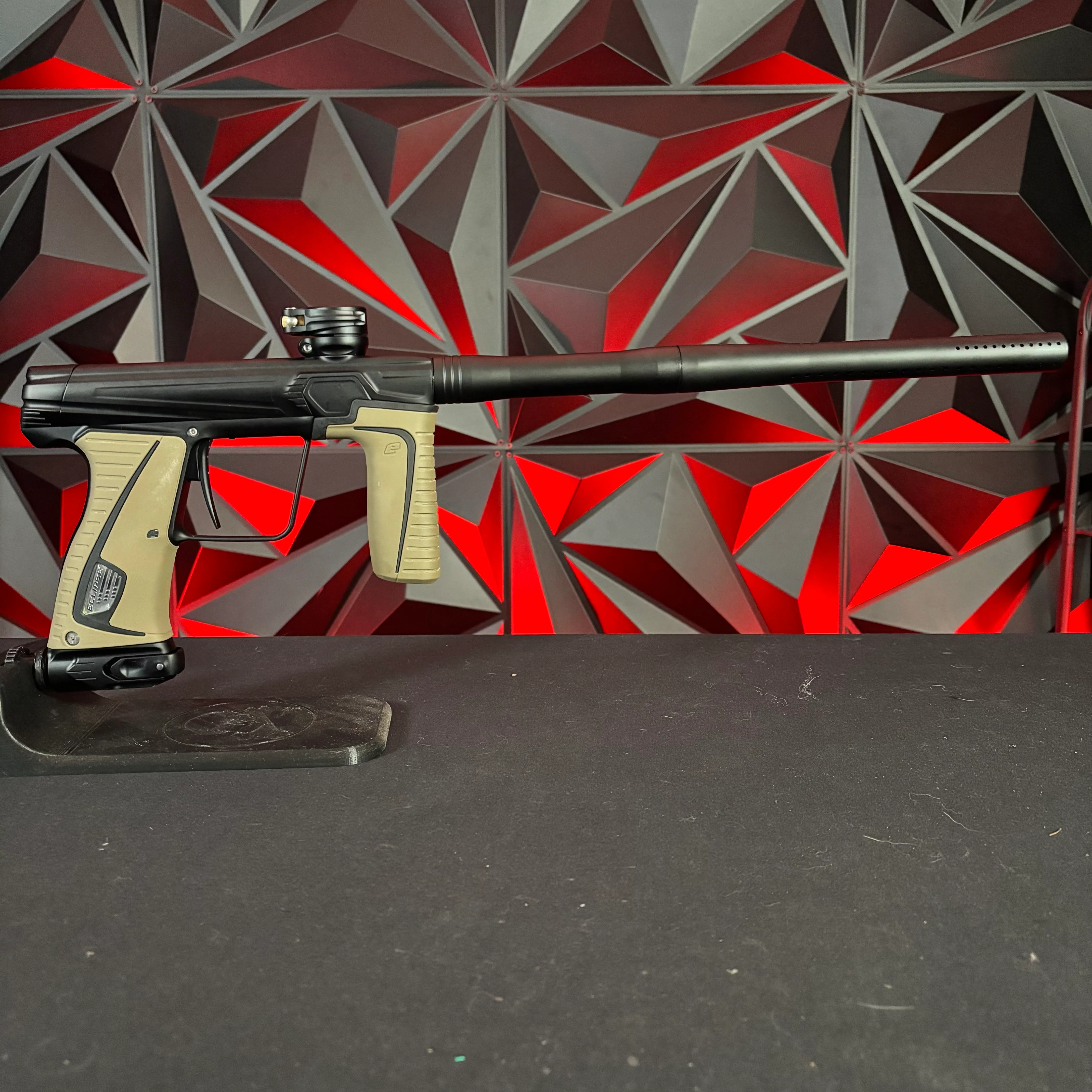 Used Planet Eclipse Gtek 180R Paintball Gun - Midnight /w FDE Grips - Image 6