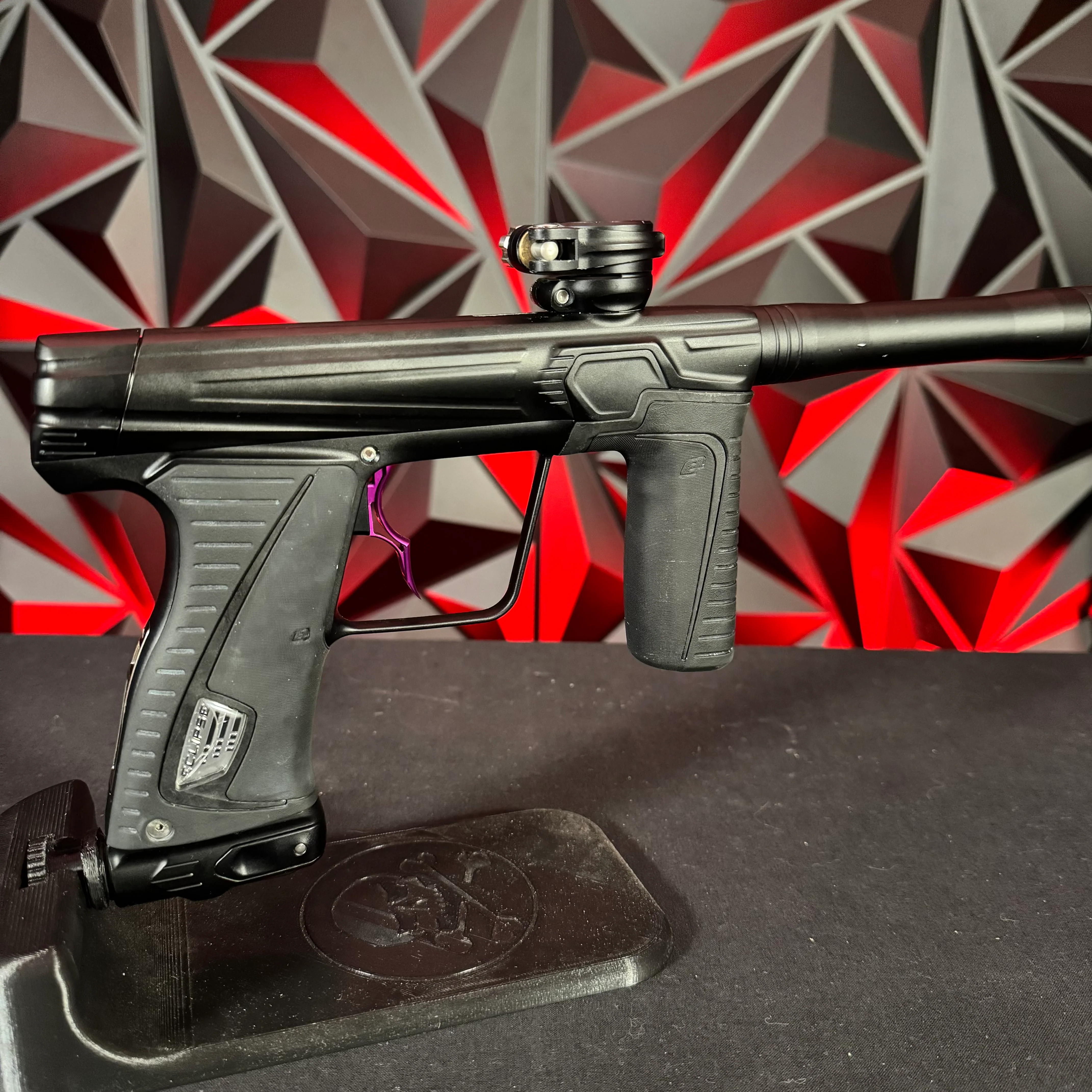 Used Planet Eclipse Gtek 180R Paintball Gun - Midnight w/ Purple Deuce Trigger - Image 2
