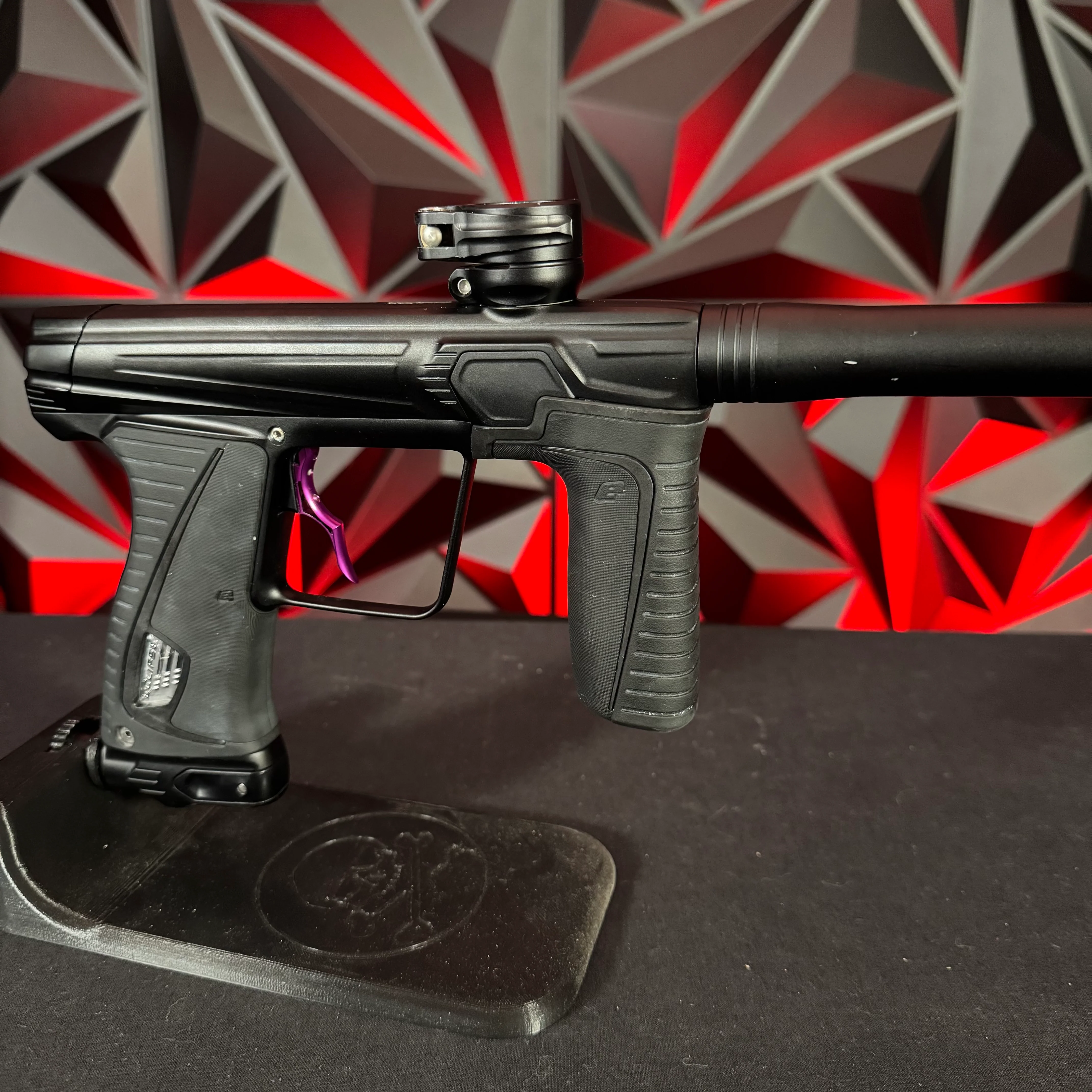 Used Planet Eclipse Gtek 180R Paintball Gun - Midnight w/ Purple Deuce Trigger - Image 3