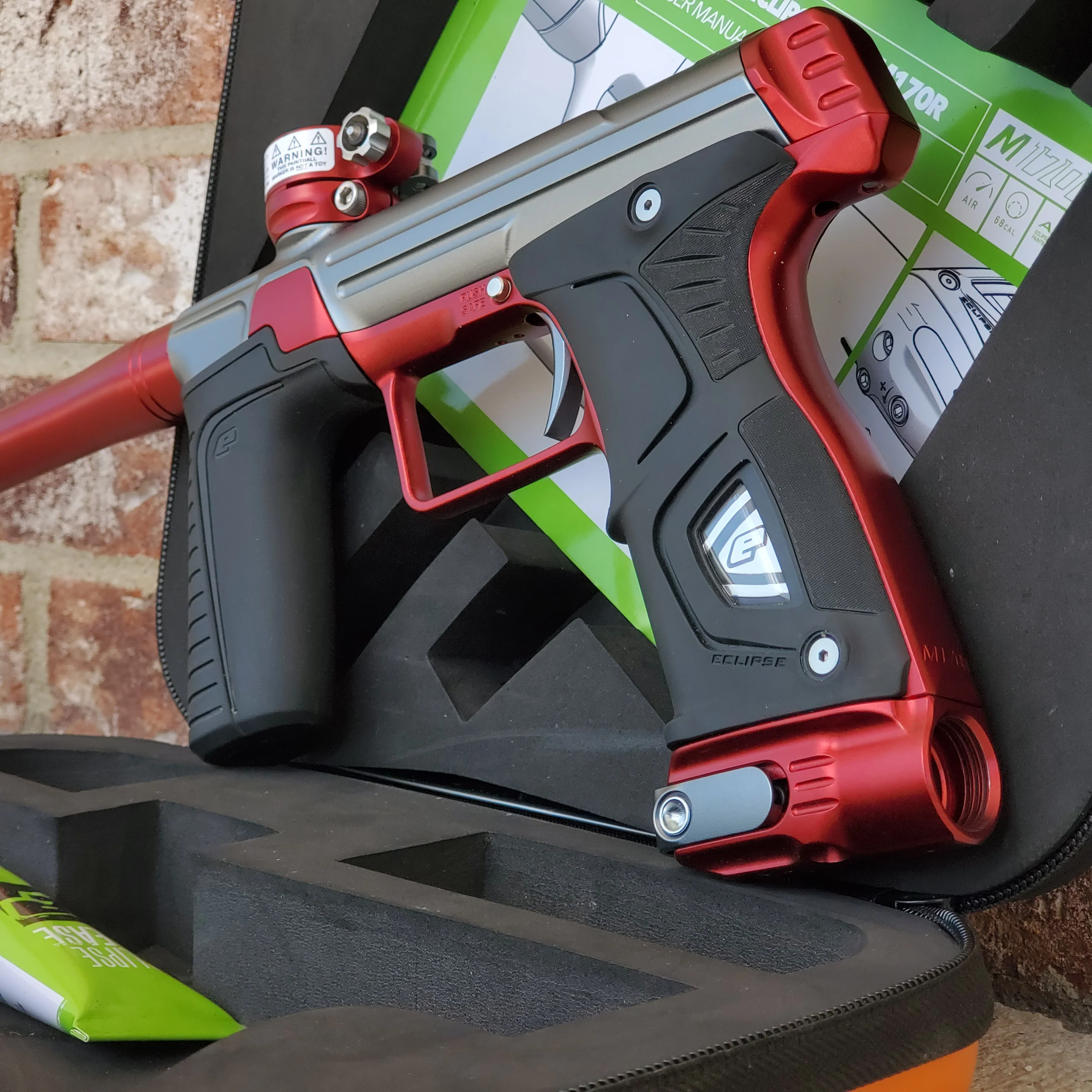 Used Planet Eclipse Gtek M170r- Silver/Red - Image 3