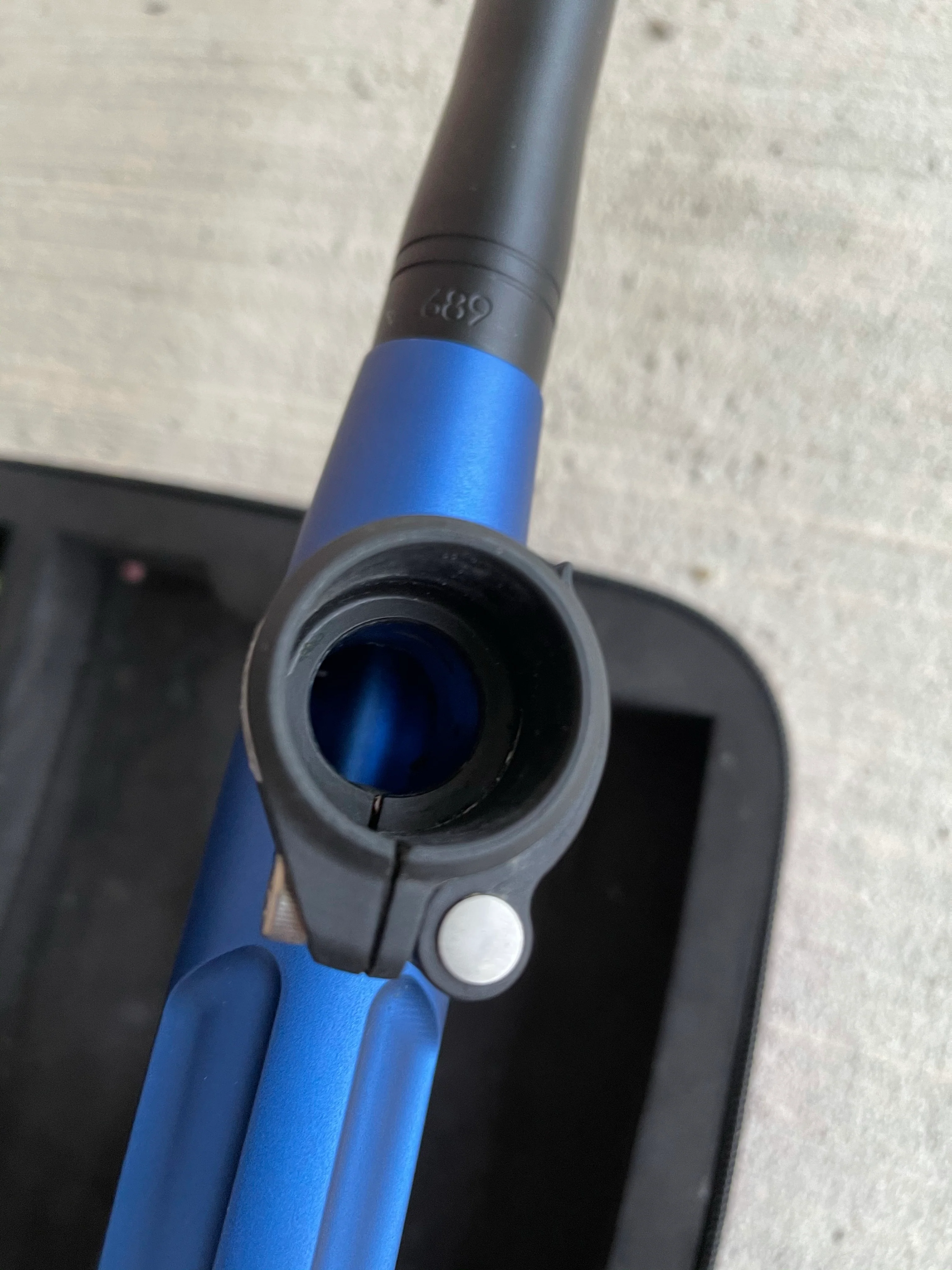 Used Planet Eclipse Gtek OLED Paintball Marker- Blue / Black - Image 7