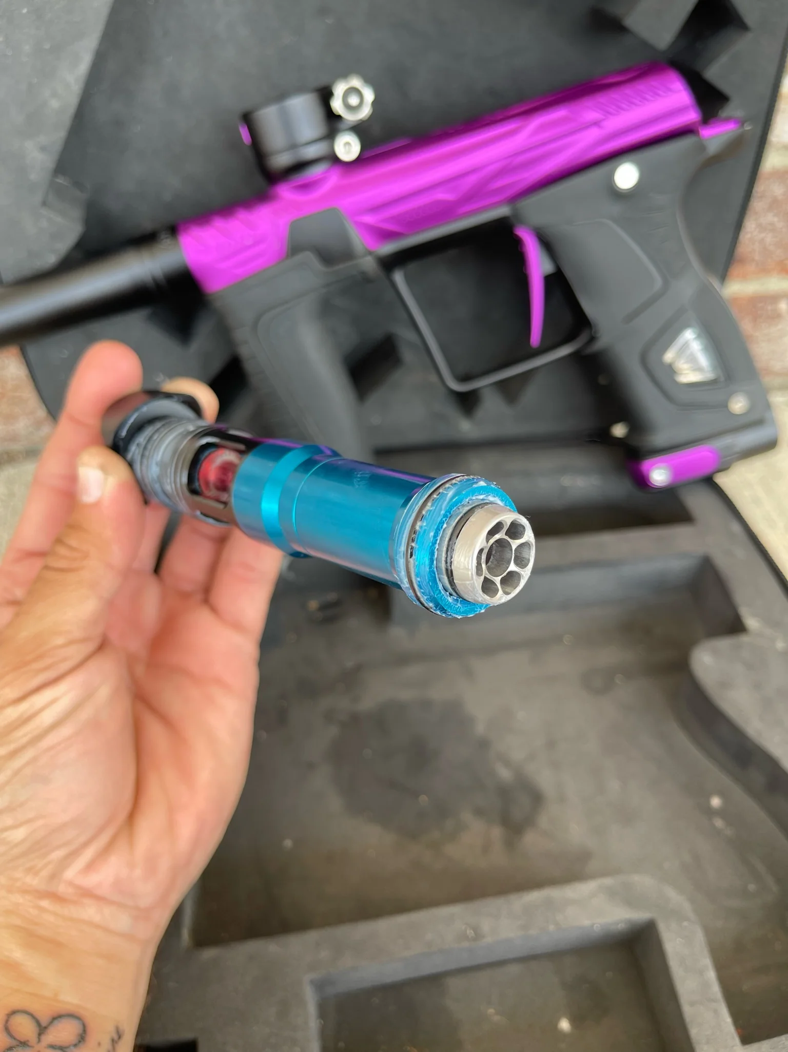 Used Planet Eclipse/HK Army 170R Paintball Gun - Dust Purple / Black - Image 10