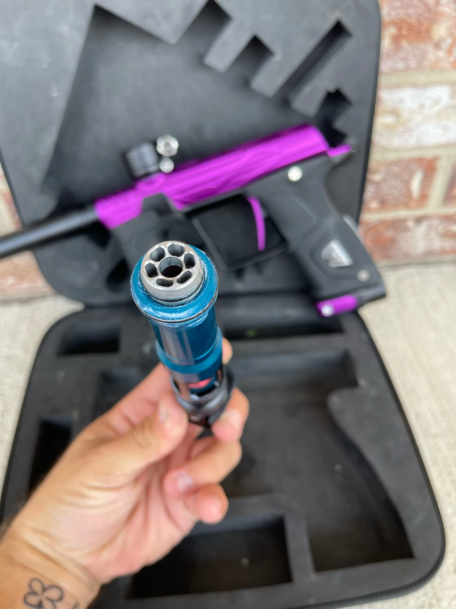 Used Planet Eclipse/HK Army 170R Paintball Gun - Dust Purple / Black - Image 9