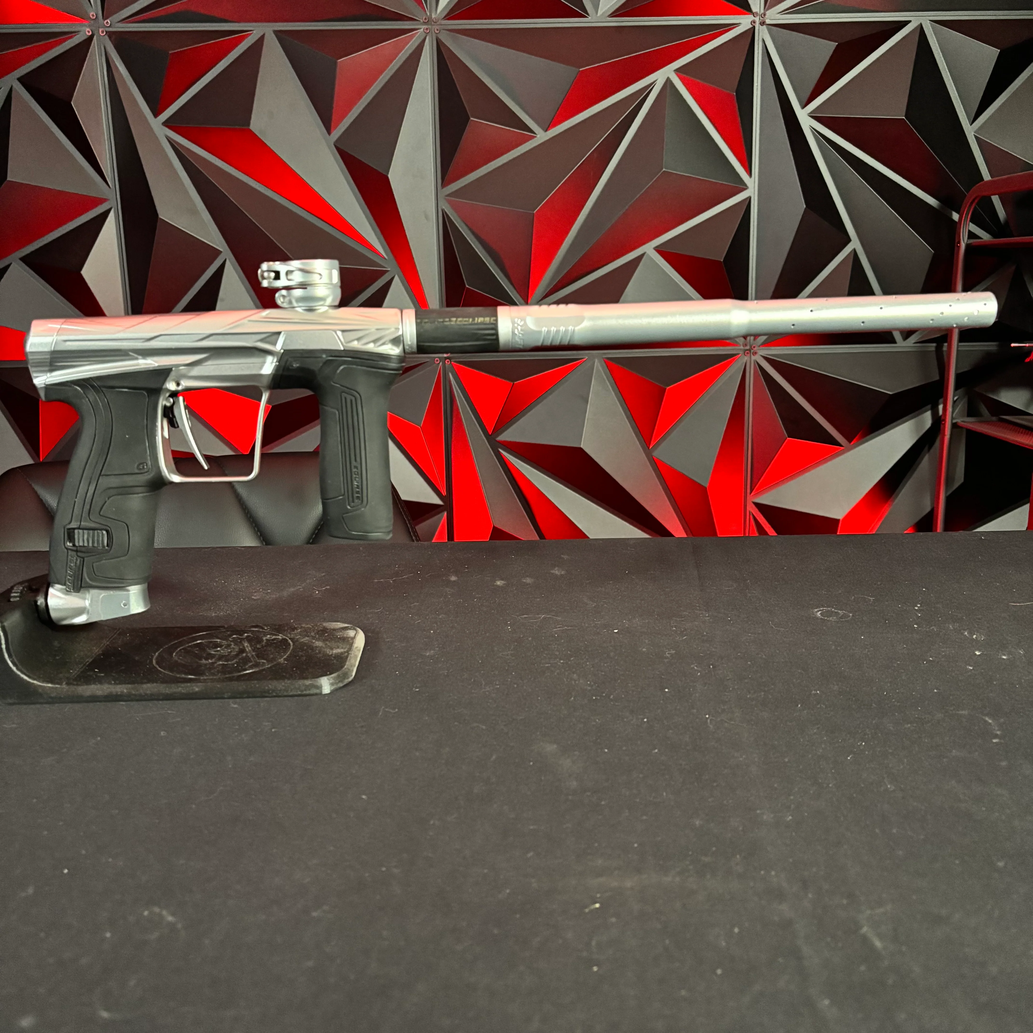 Used Planet Eclipse/HK Army Invader CS2 Pro Paintball Gun - Titanium/ Silver - Image 6