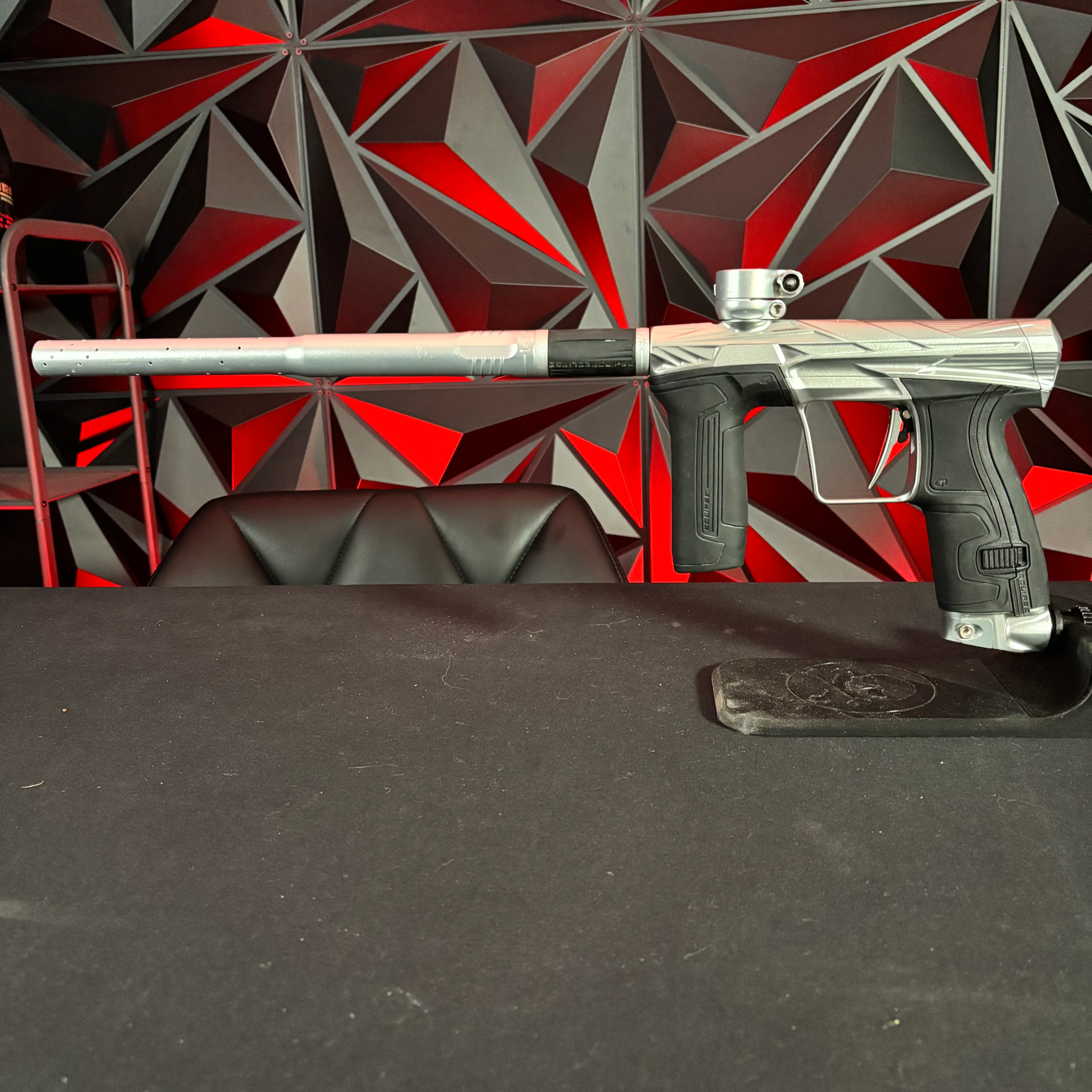Used Planet Eclipse/HK Army Invader CS2 Pro Paintball Gun - Titanium/ Silver - Image 7