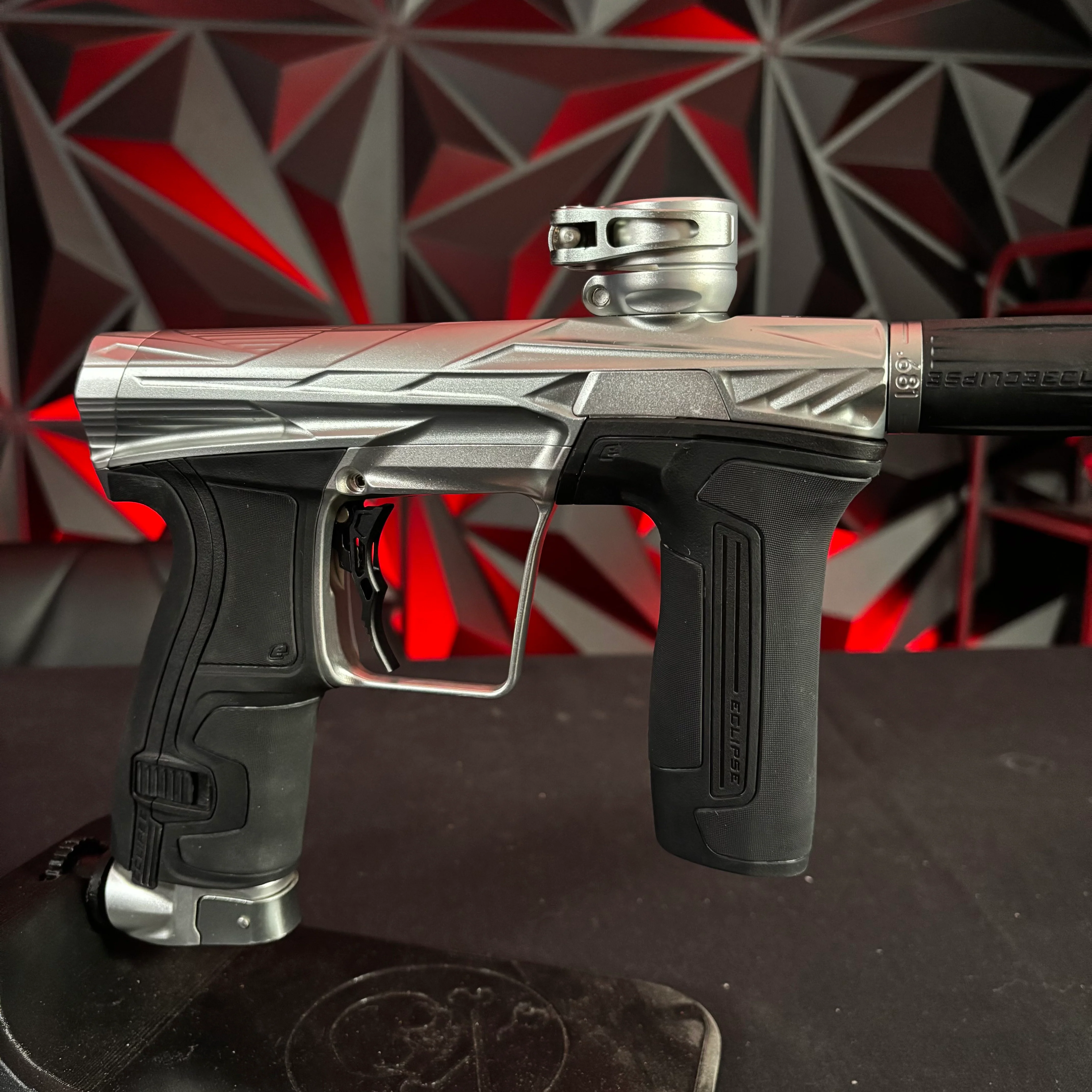 Used Planet Eclipse/HK Army CS2 Invader Paintball Gun - Titanium/ Silver w/ HK army deuce trigger - Image 3
