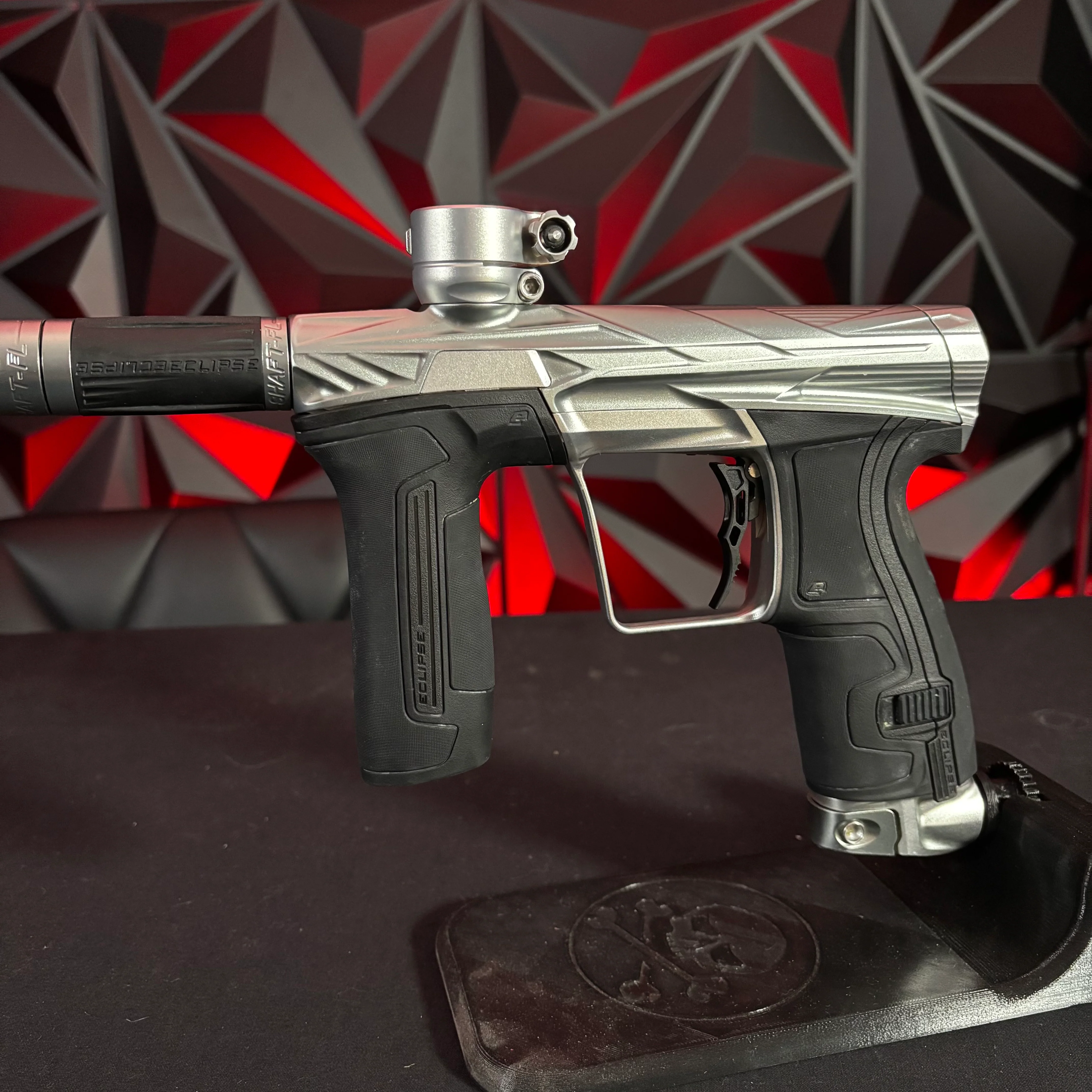 Used Planet Eclipse/HK Army CS2 Invader Paintball Gun - Titanium/ Silver w/ HK army deuce trigger - Image 5