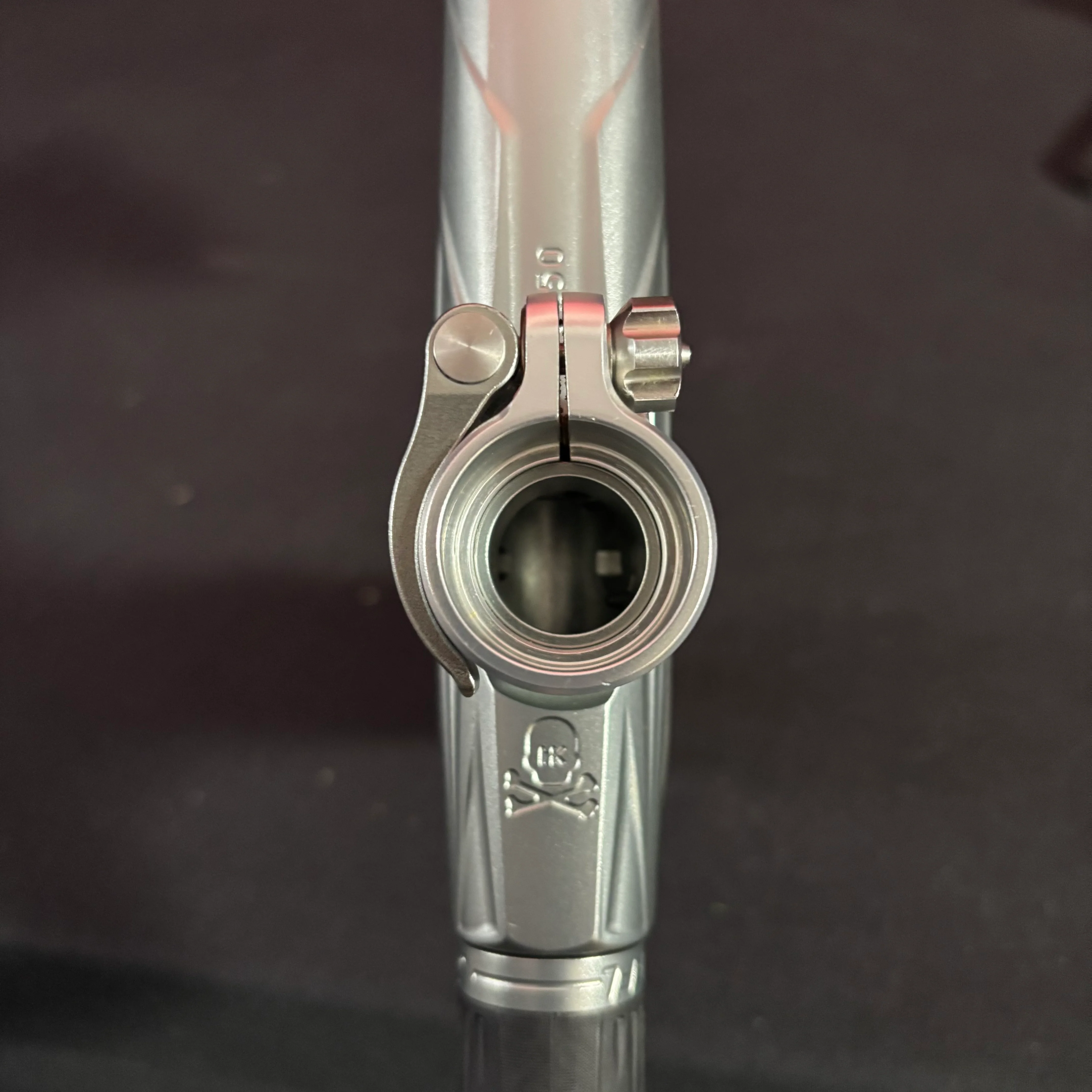 Used Planet Eclipse/HK Army CS2 Invader Paintball Gun - Titanium/ Silver w/ HK army deuce trigger - Image 9