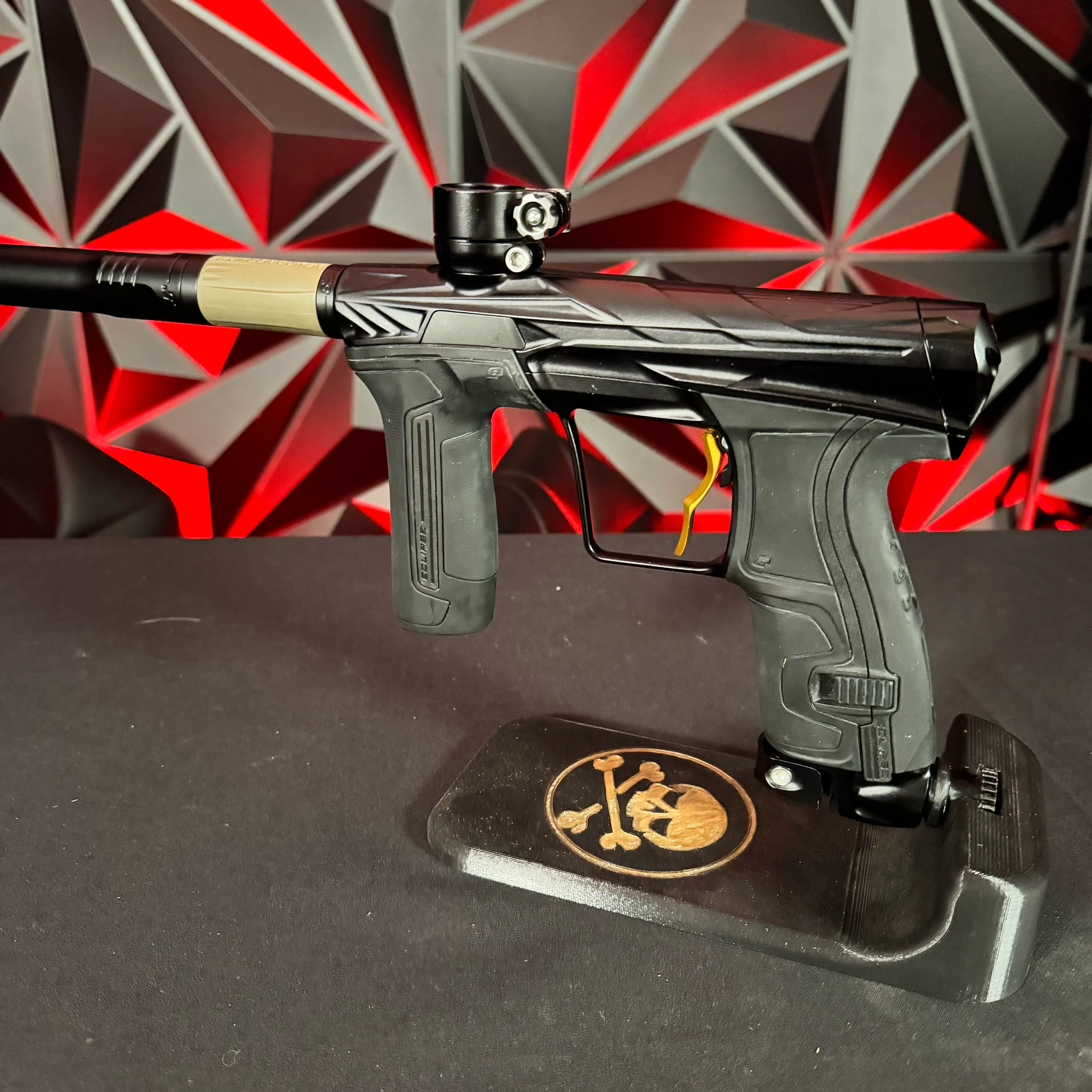 Used Planet Eclipse/HK Army CS2 Pro Invader Paintball Gun - Midnight w/ 3 FL Backs and Infamous Deuce Trigger - Image 3