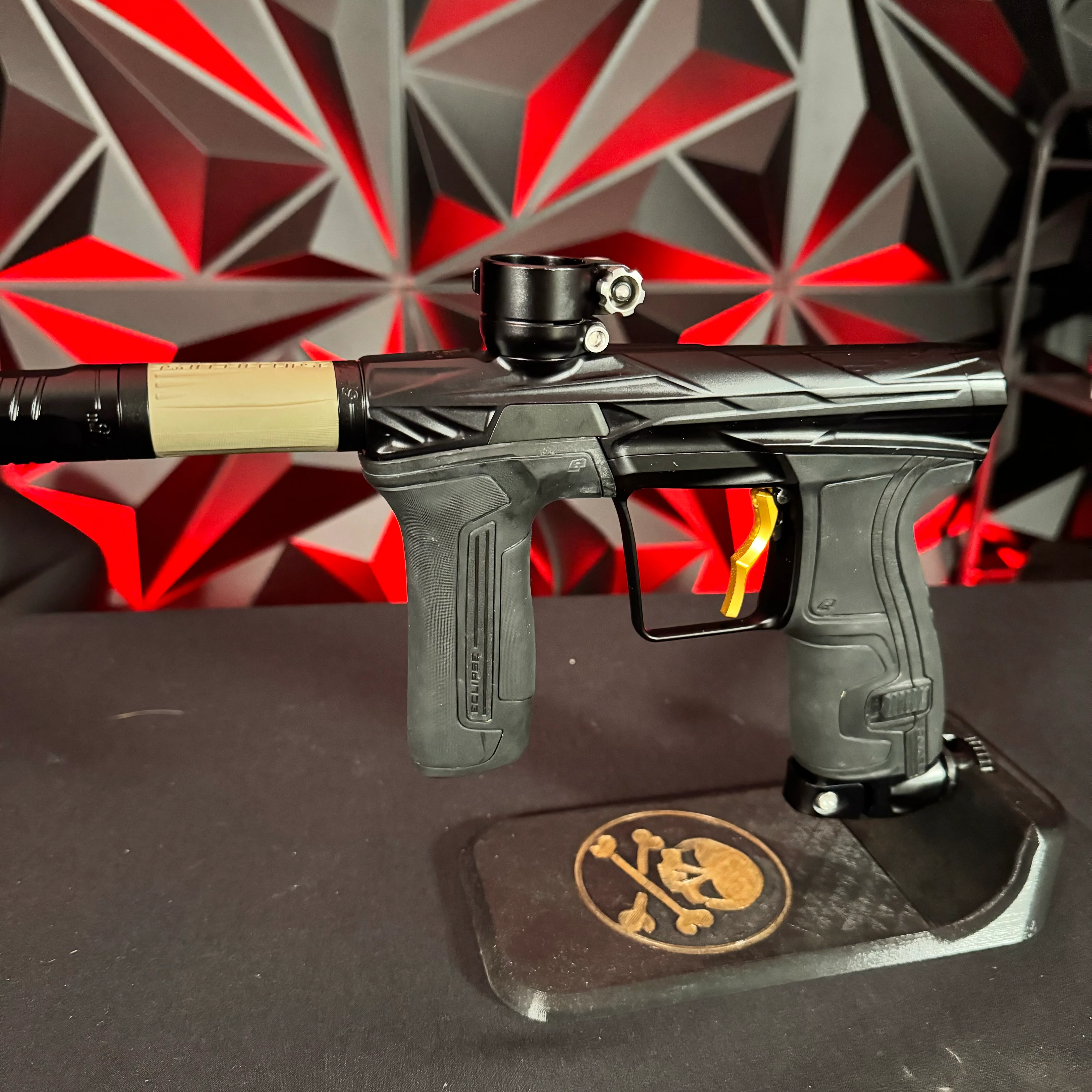 Used Planet Eclipse/HK Army CS2 Pro Invader Paintball Gun - Midnight w/ 3 FL Backs and Infamous Deuce Trigger - Image 5