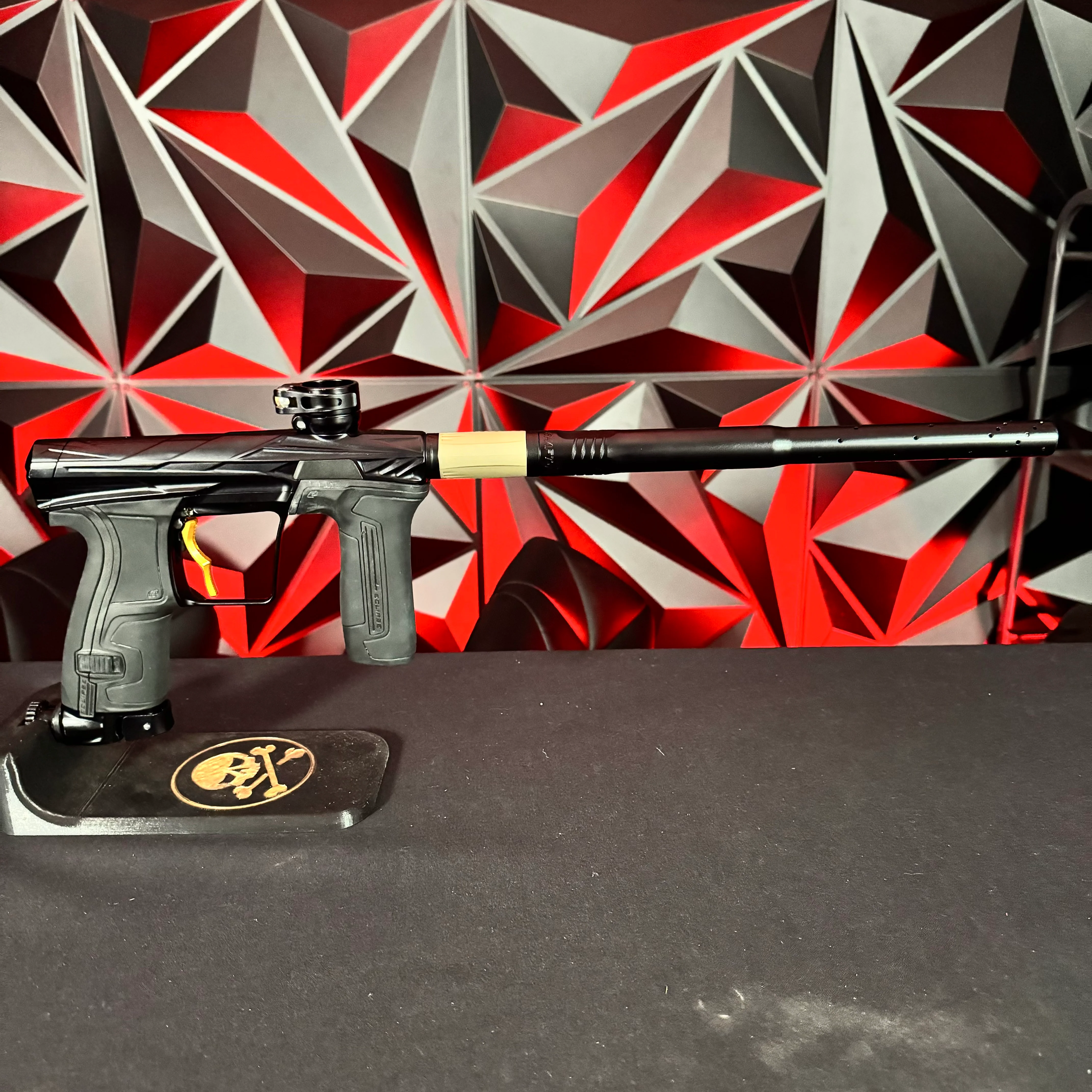 Used Planet Eclipse/HK Army CS2 Pro Invader Paintball Gun - Midnight w/ 3 FL Backs and Infamous Deuce Trigger - Image 6
