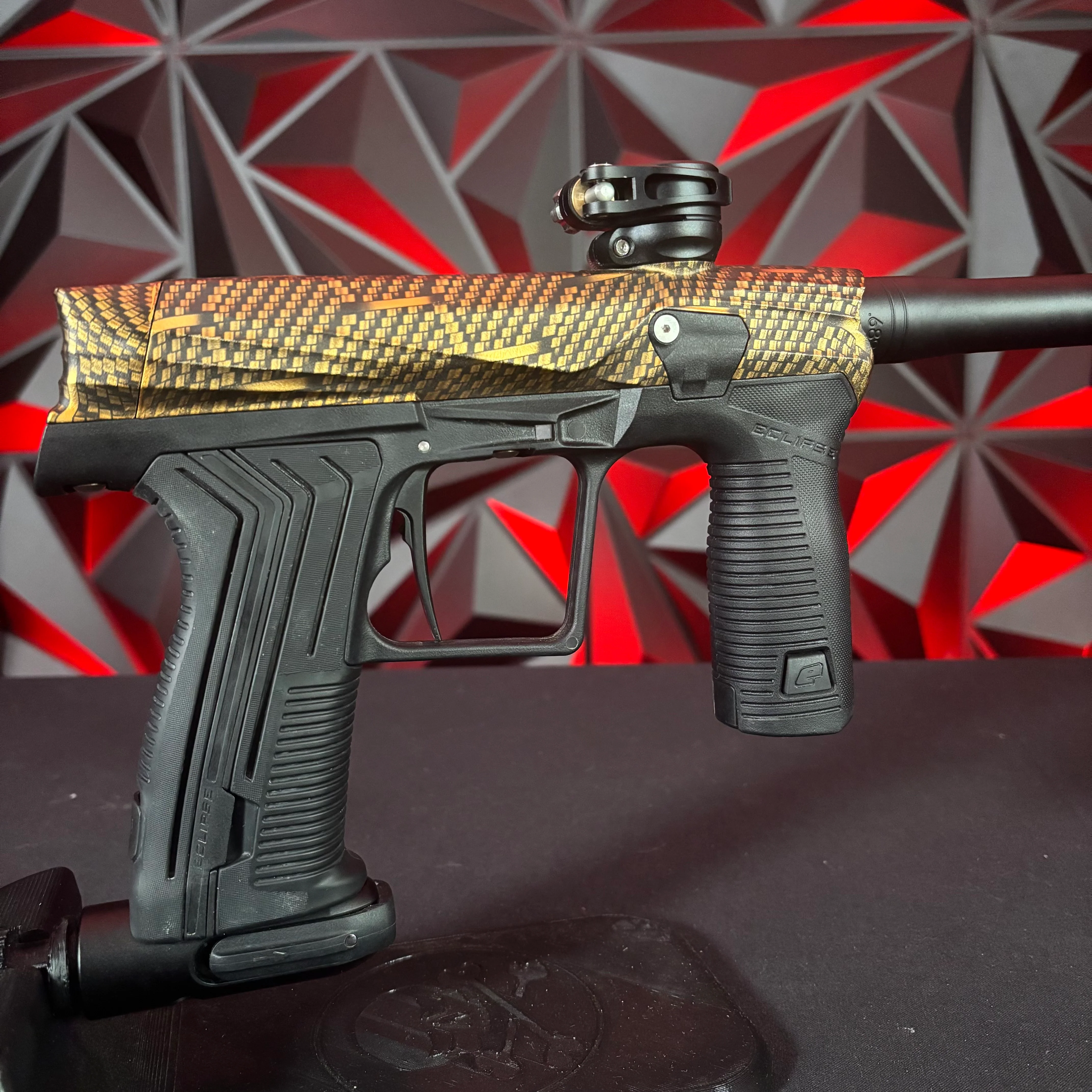 Used Planet Eclipse/HK Army  Etha 3 Paintball Gun - Machine Gold - Image 2