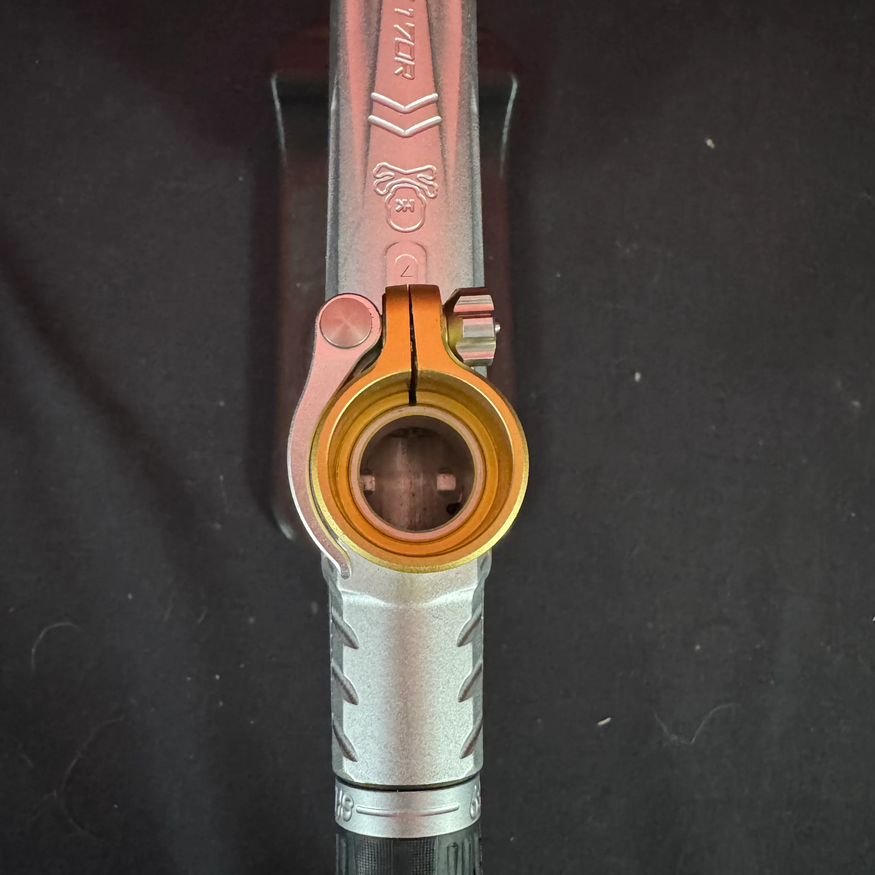 Used Planet Eclipse/HK Army Gtek 170R Paintball Gun - Silver/Gold w/ 3 FL Backs & Deuce Trigger - Image 10