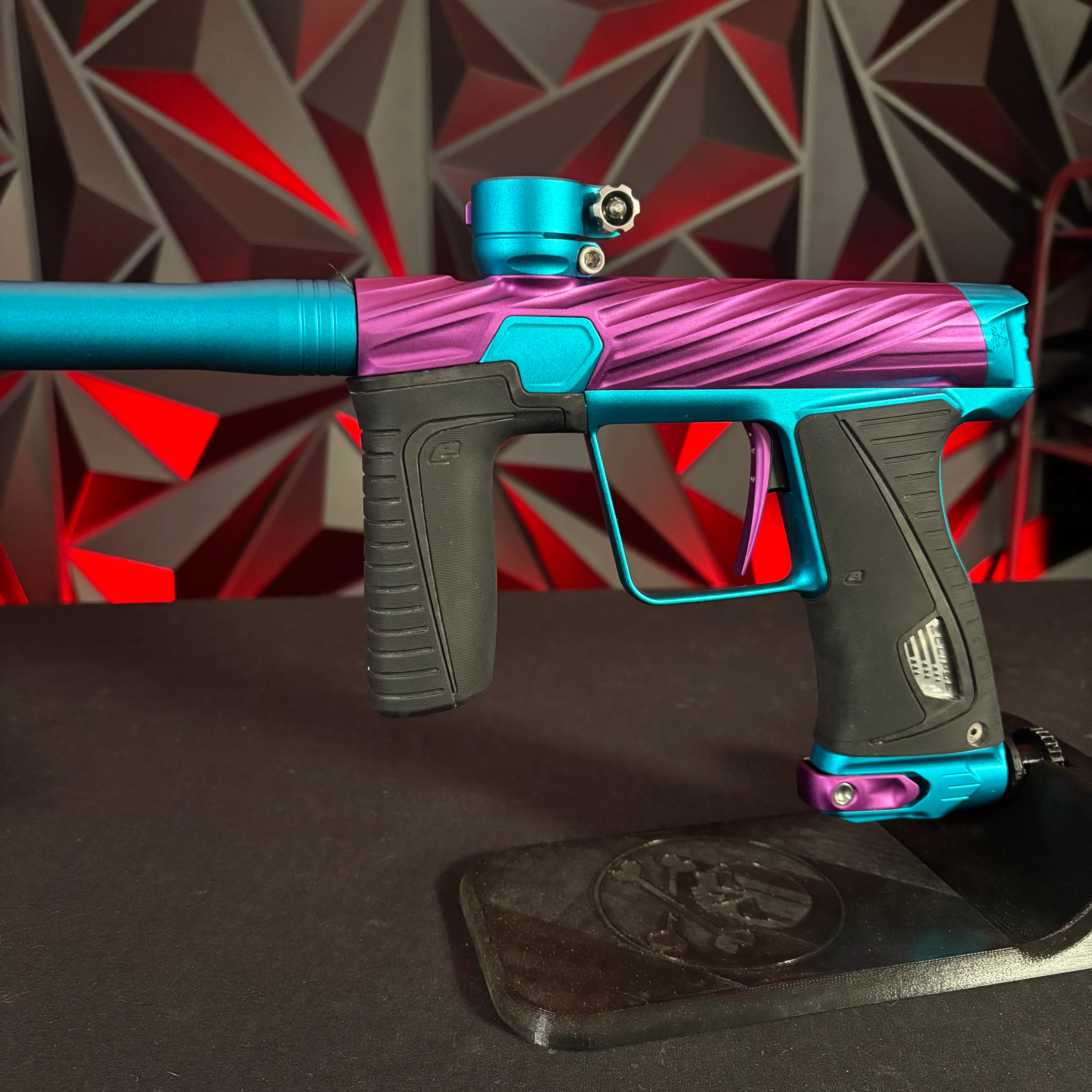 Used Planet Eclipse/HK Army Orbit 180R Paintball Gun - Amped (Purple/Teal) - Image 5