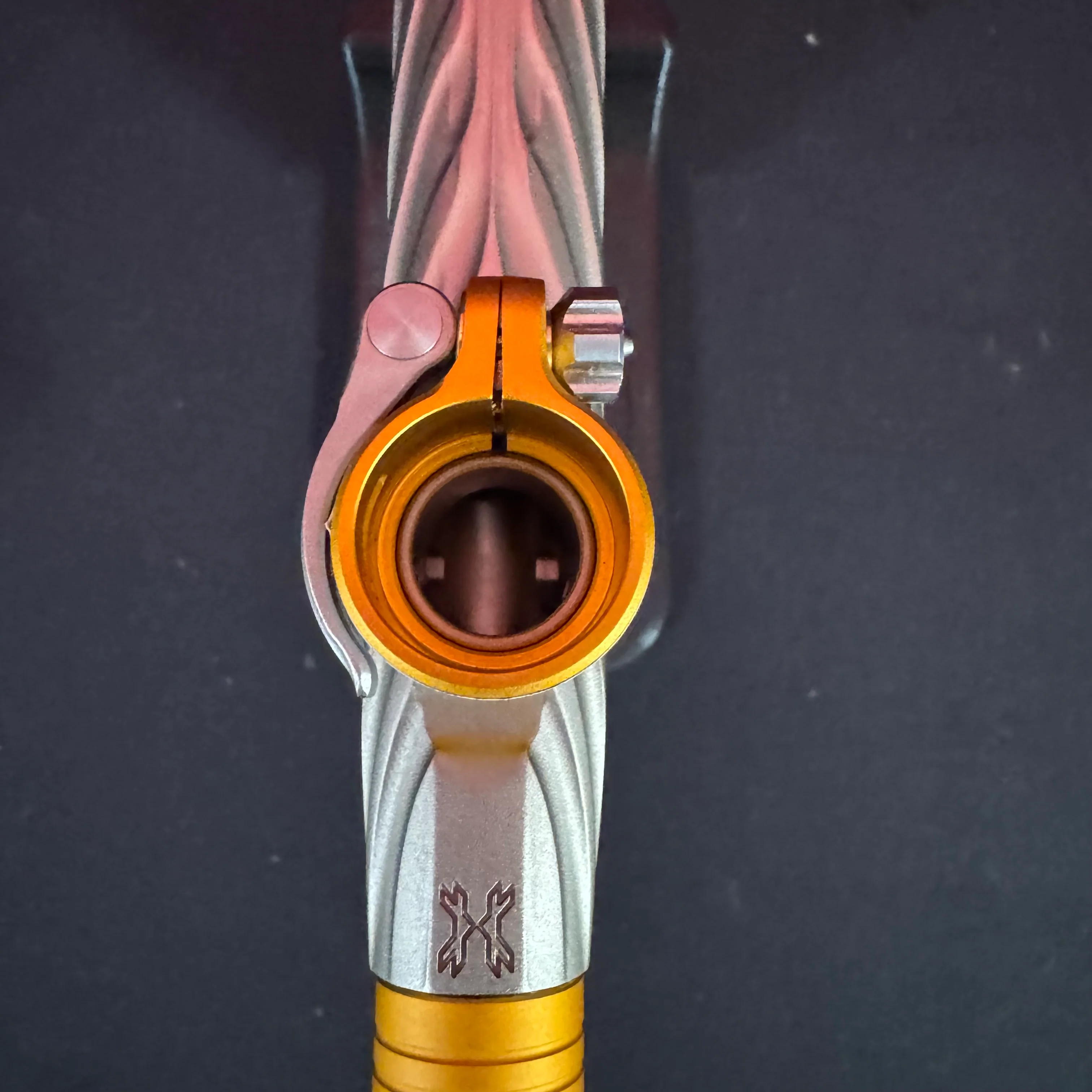 Used Planet Eclipse/HK Army Orbit Gtek 180R Paintball Gun - Canary (Grey/Gold) - Image 9