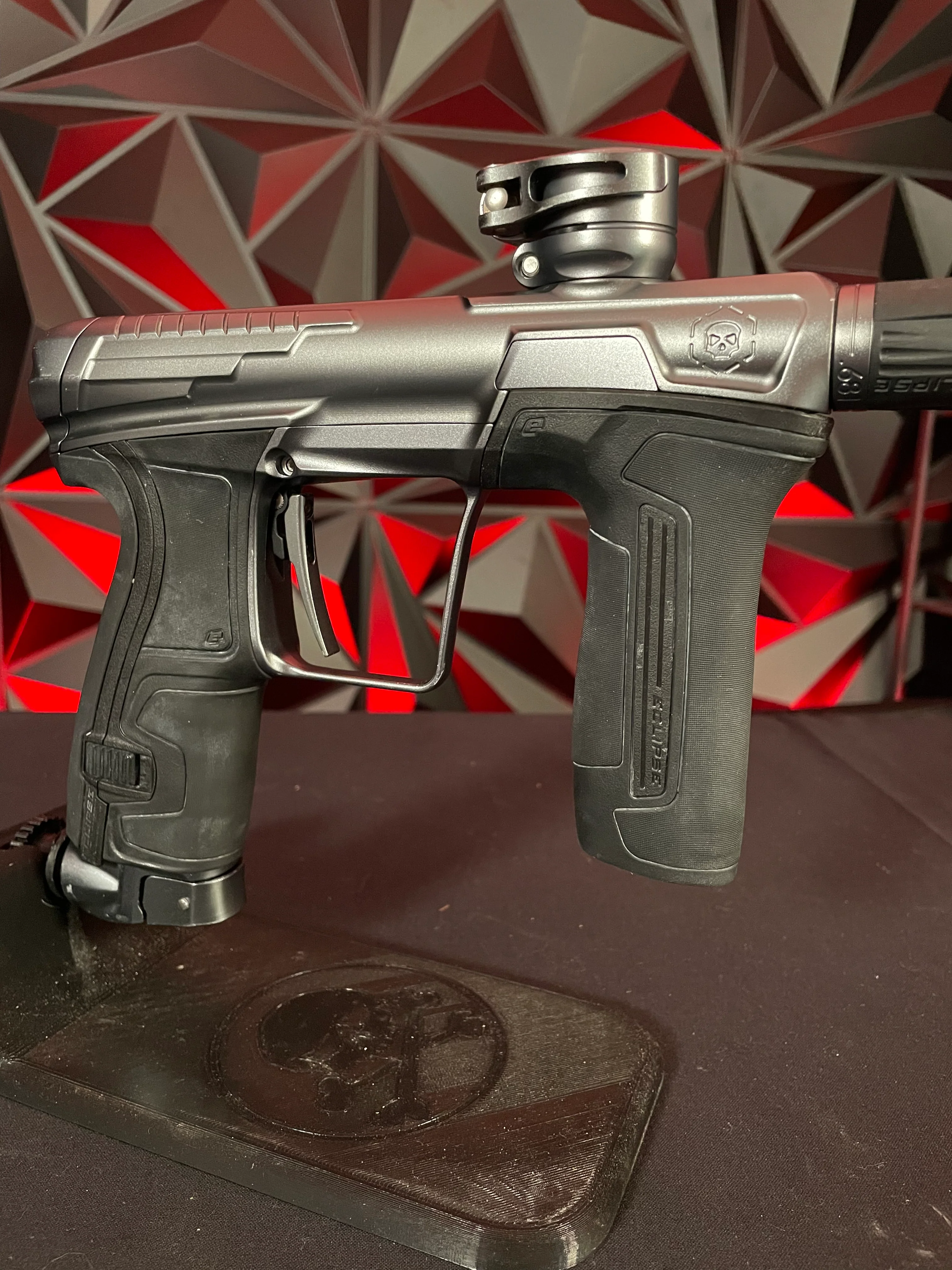 Used Planet Eclipse Infamous CS2 Paintball Gun - Pewter w/ Silencio FL Tip - Image 2