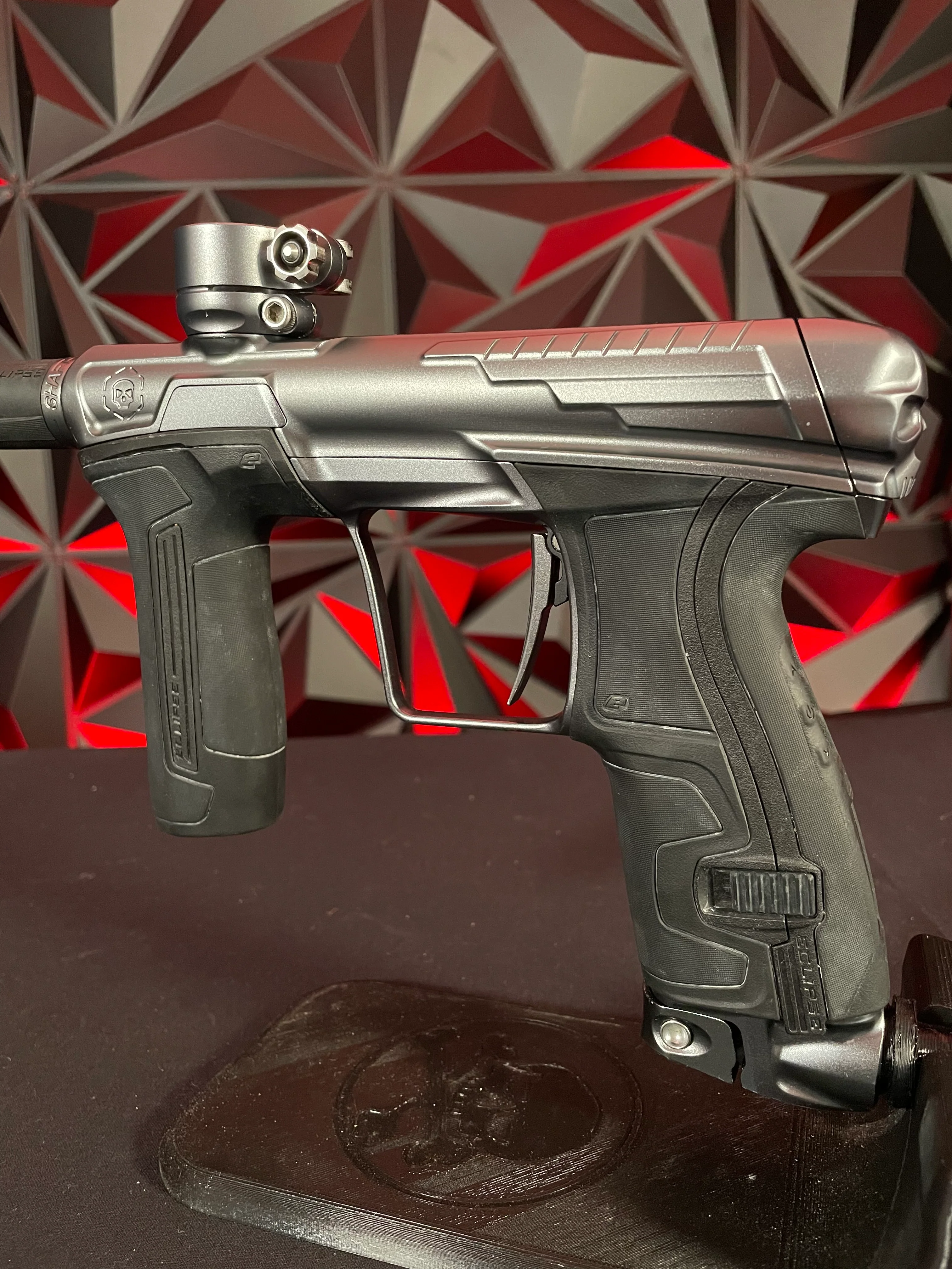 Used Planet Eclipse Infamous CS2 Paintball Gun - Pewter w/ Silencio FL Tip - Image 3