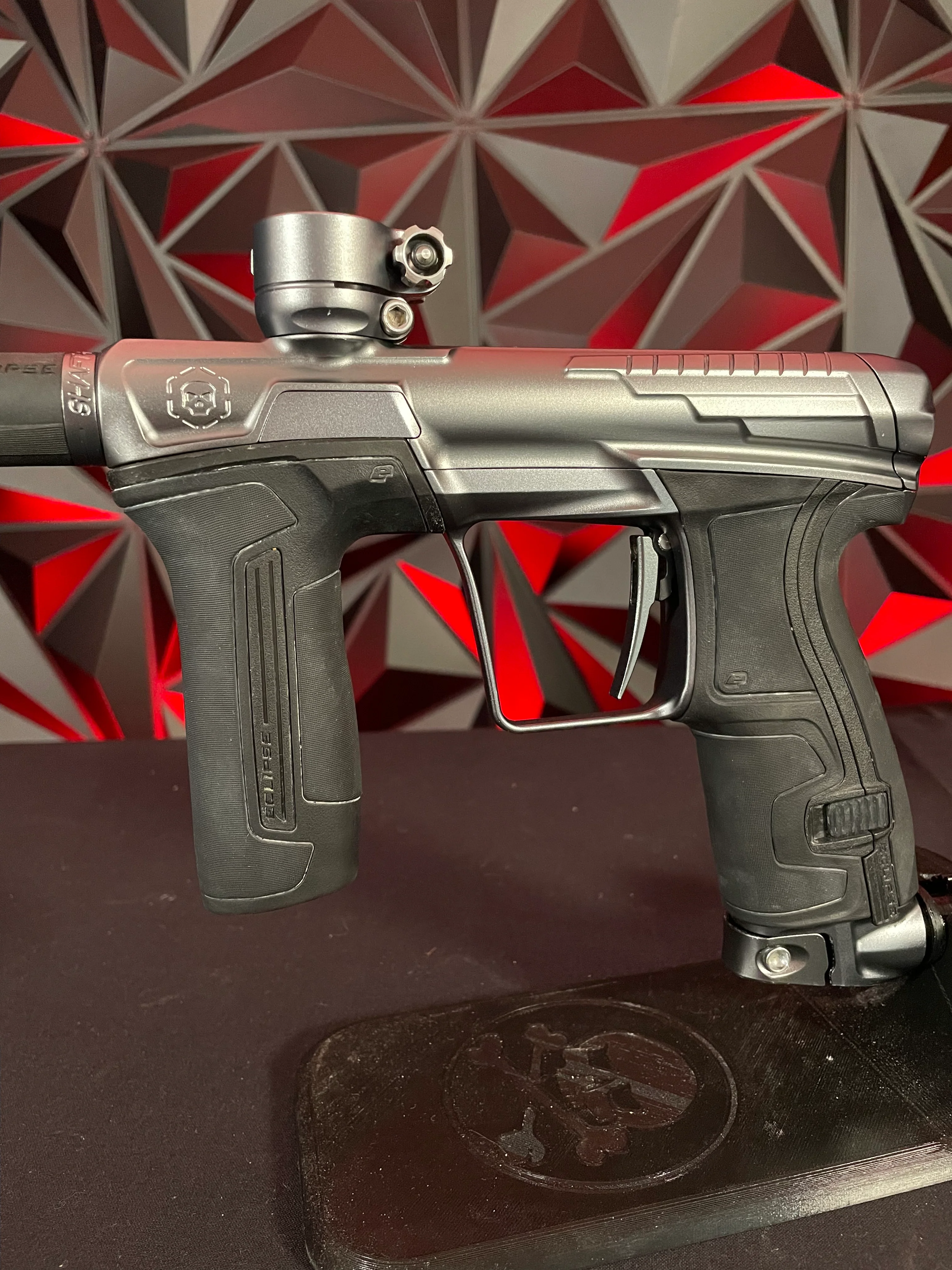 Used Planet Eclipse Infamous CS2 Paintball Gun - Pewter w/ Silencio FL Tip - Image 4