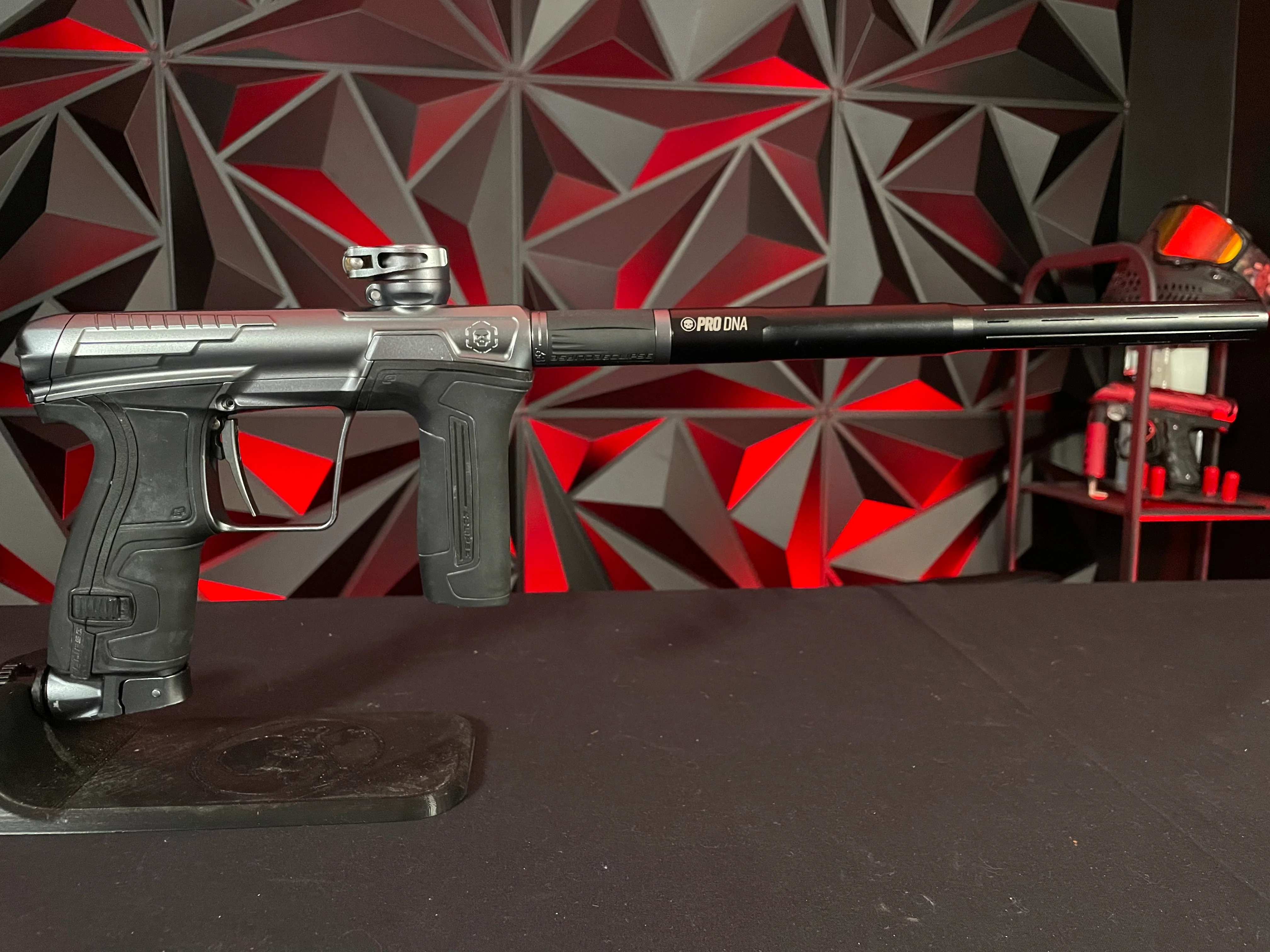 Used Planet Eclipse Infamous CS2 Paintball Gun - Pewter w/ Silencio FL Tip - Image 5