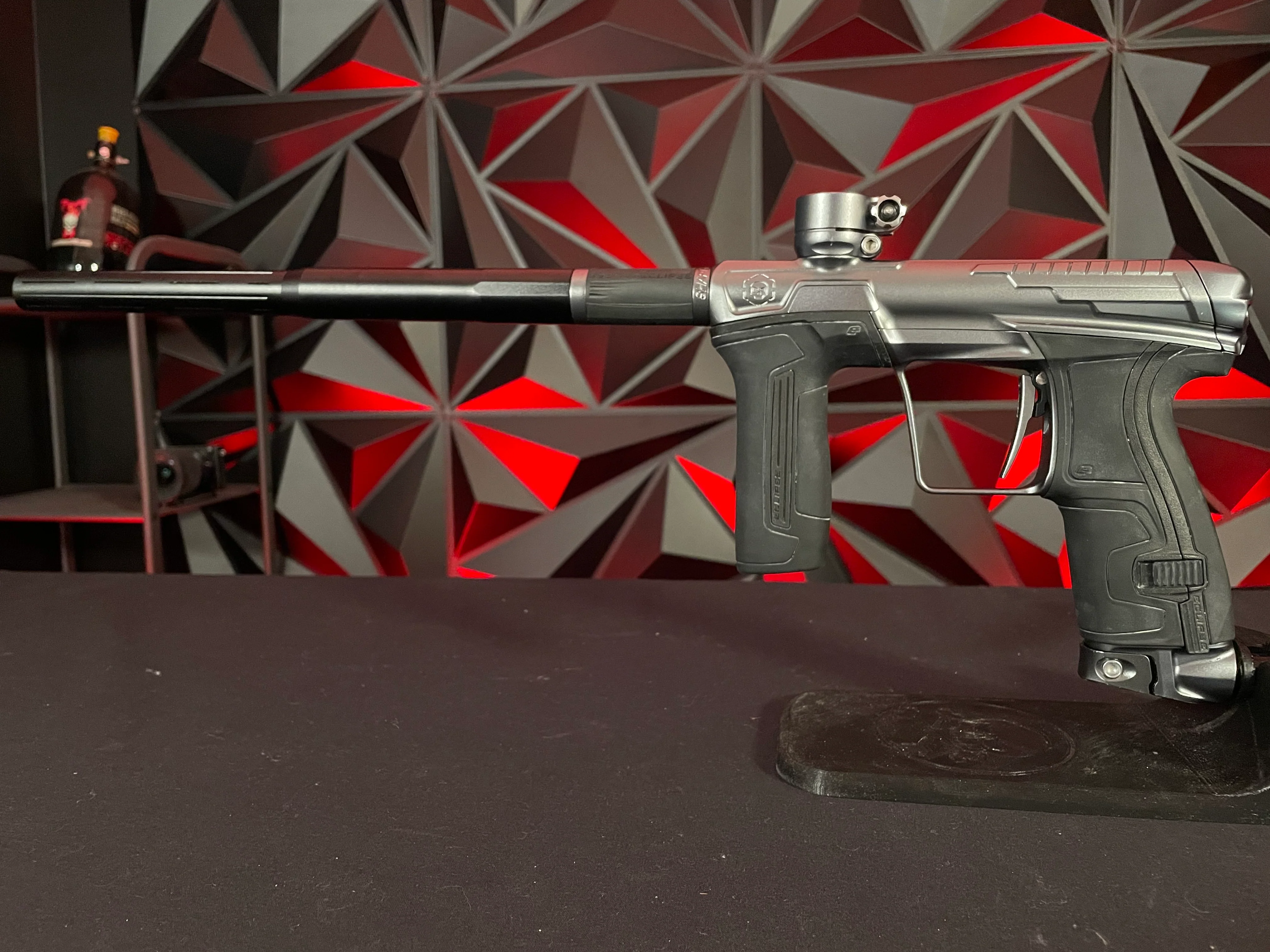Used Planet Eclipse Infamous CS2 Paintball Gun - Pewter w/ Silencio FL Tip - Image 6