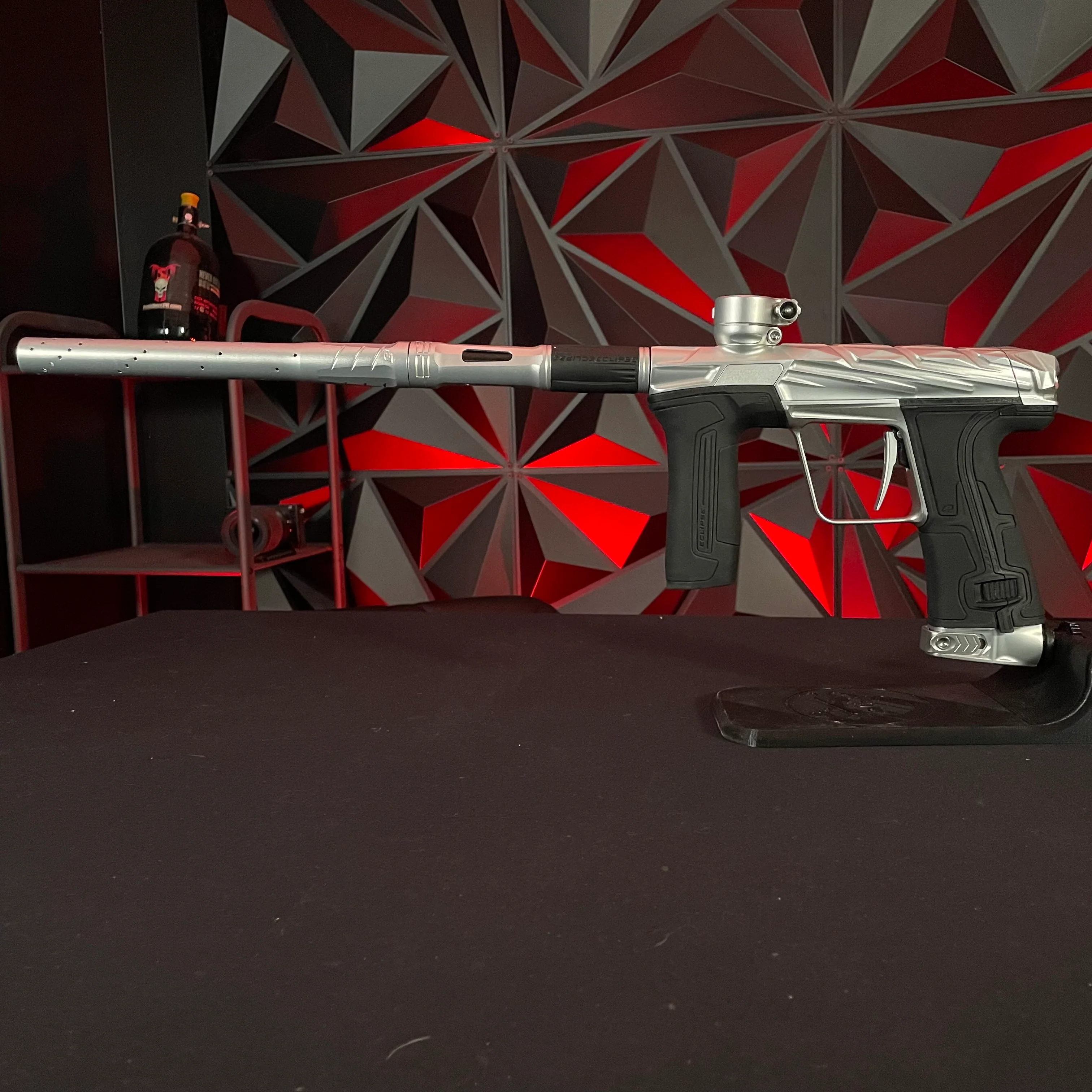 Used Planet Eclipse/Infamous CS3 Paintball Gun - Silver/Pure - Image 6