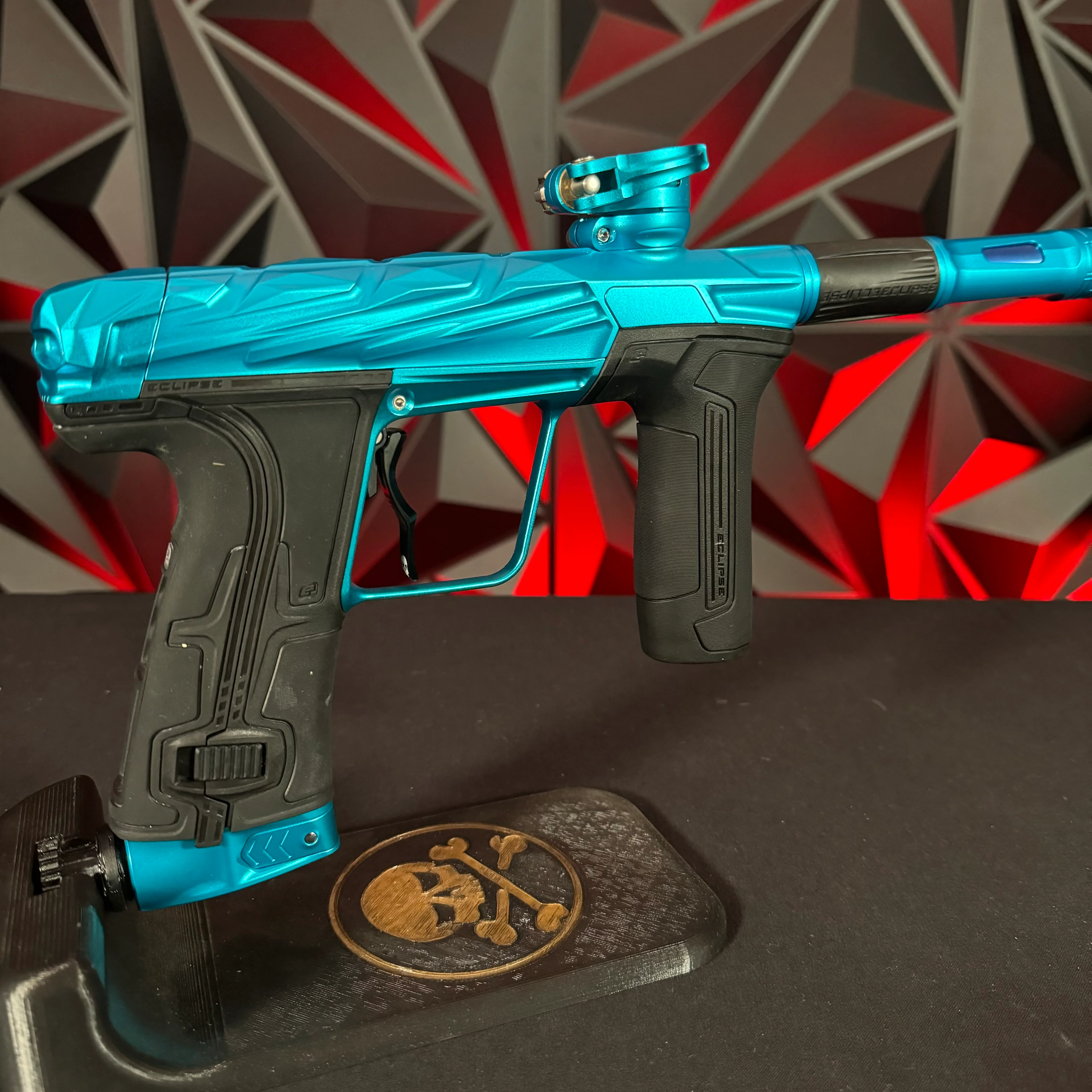 Used Planet Eclipse/Infamous CS3 Paintball Gun - Surf (Teal) - Image 2
