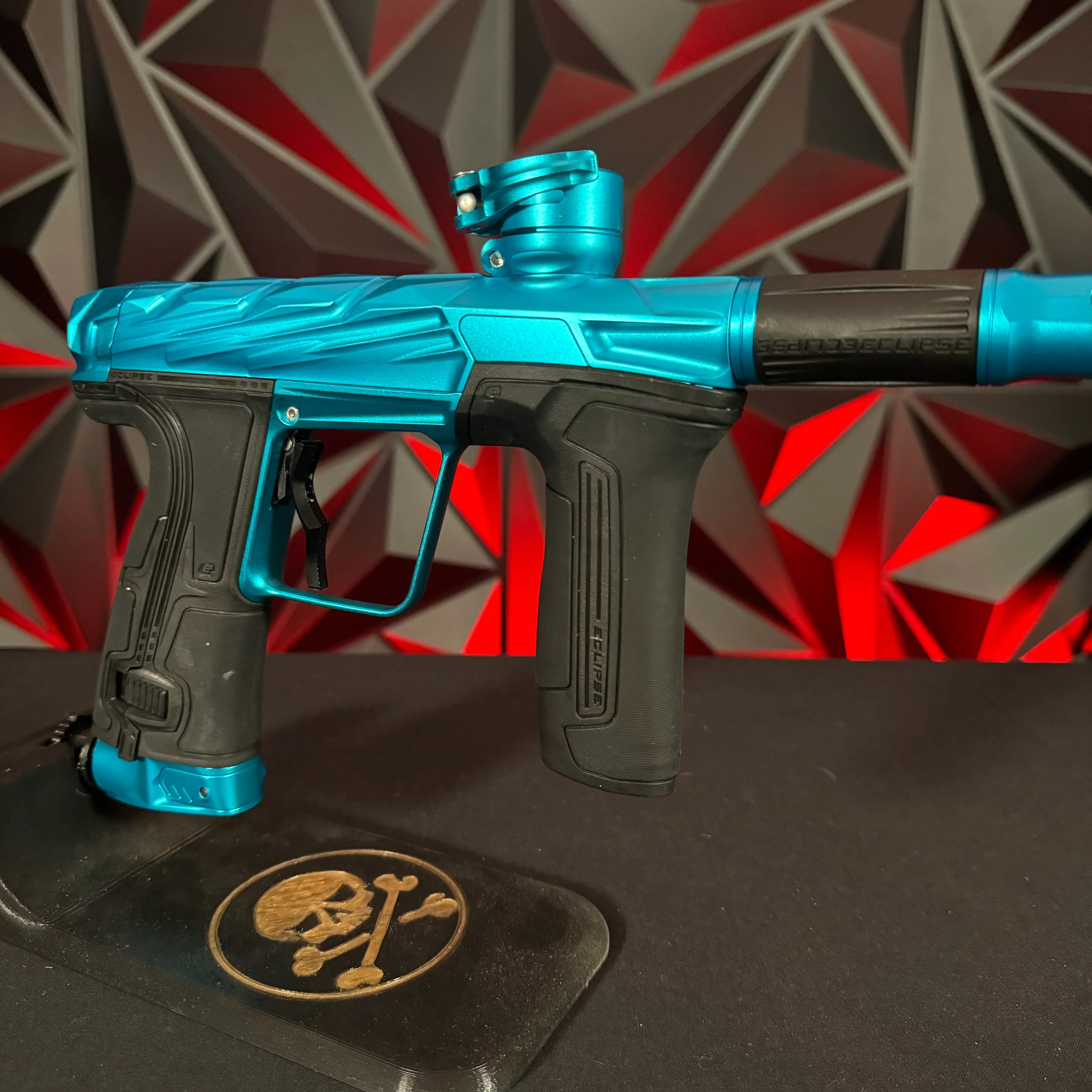Used Planet Eclipse/Infamous CS3 Paintball Gun - Surf (Teal) - Image 3